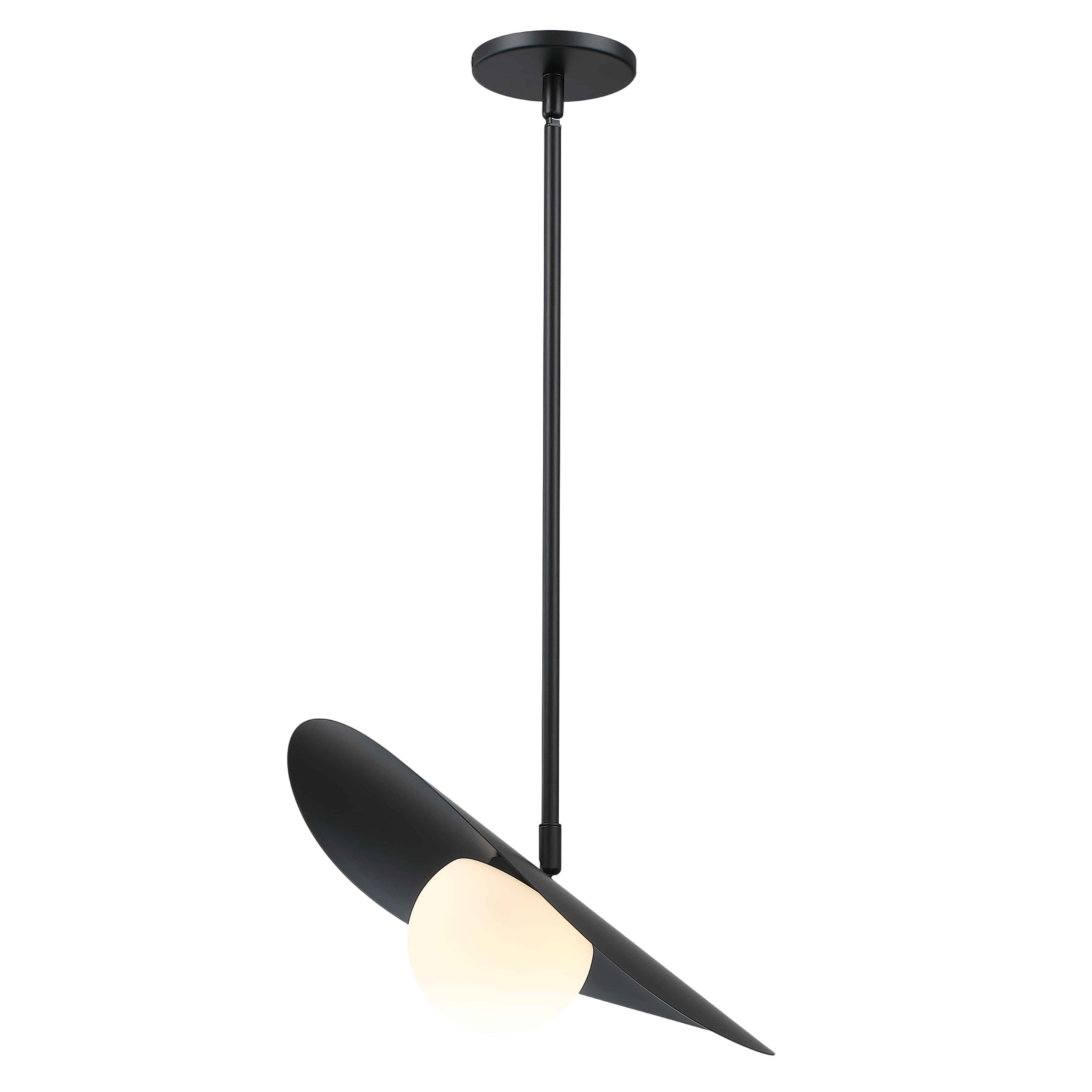 Suspension PAVEN en noir mat Dainolite — vue supplémentaire