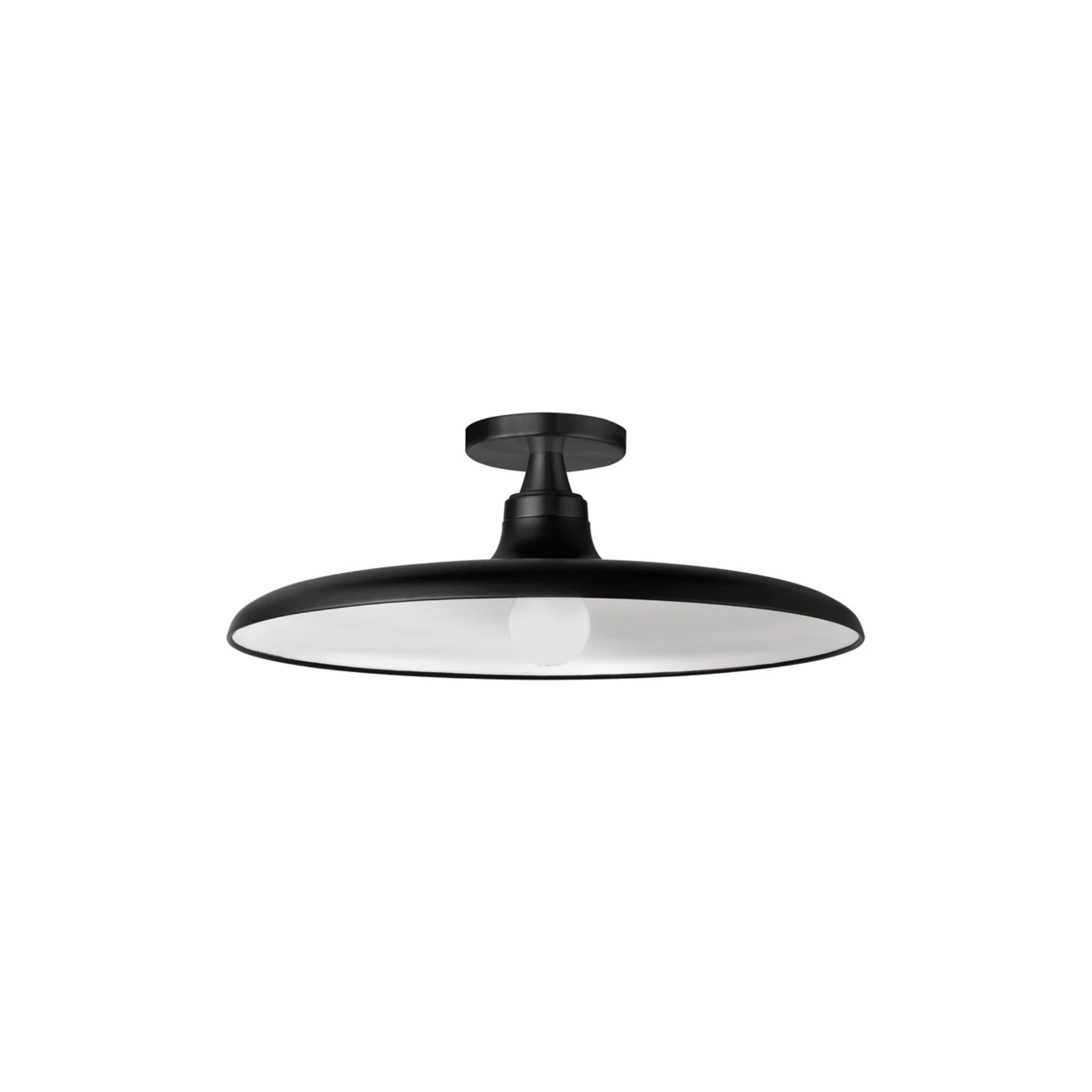 Plafonnier QUENTIN en noir mat Dainolite — vue supplémentaire