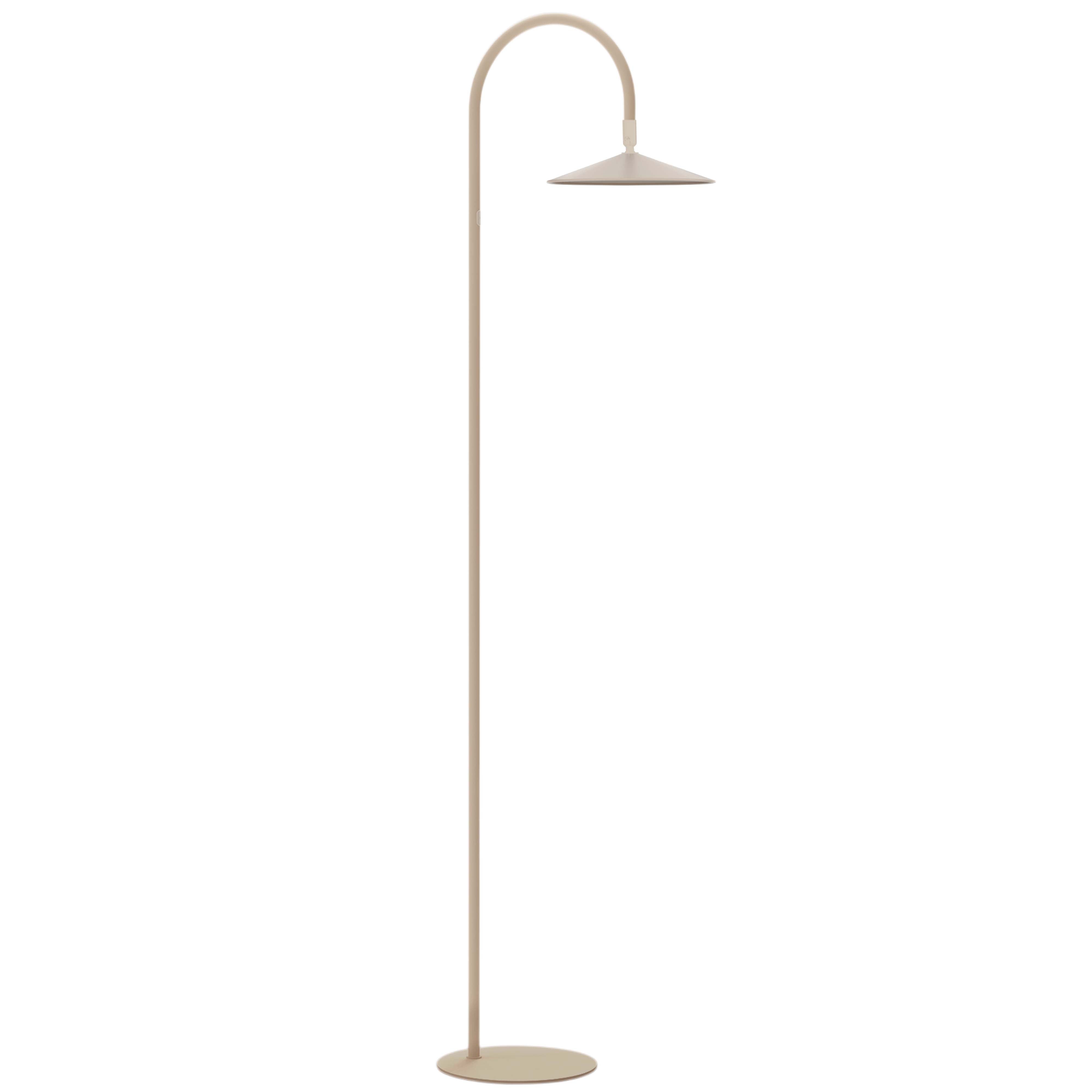 Lampe de plancher RAQUEL en beige mat Dainolite — vue supplémentaire