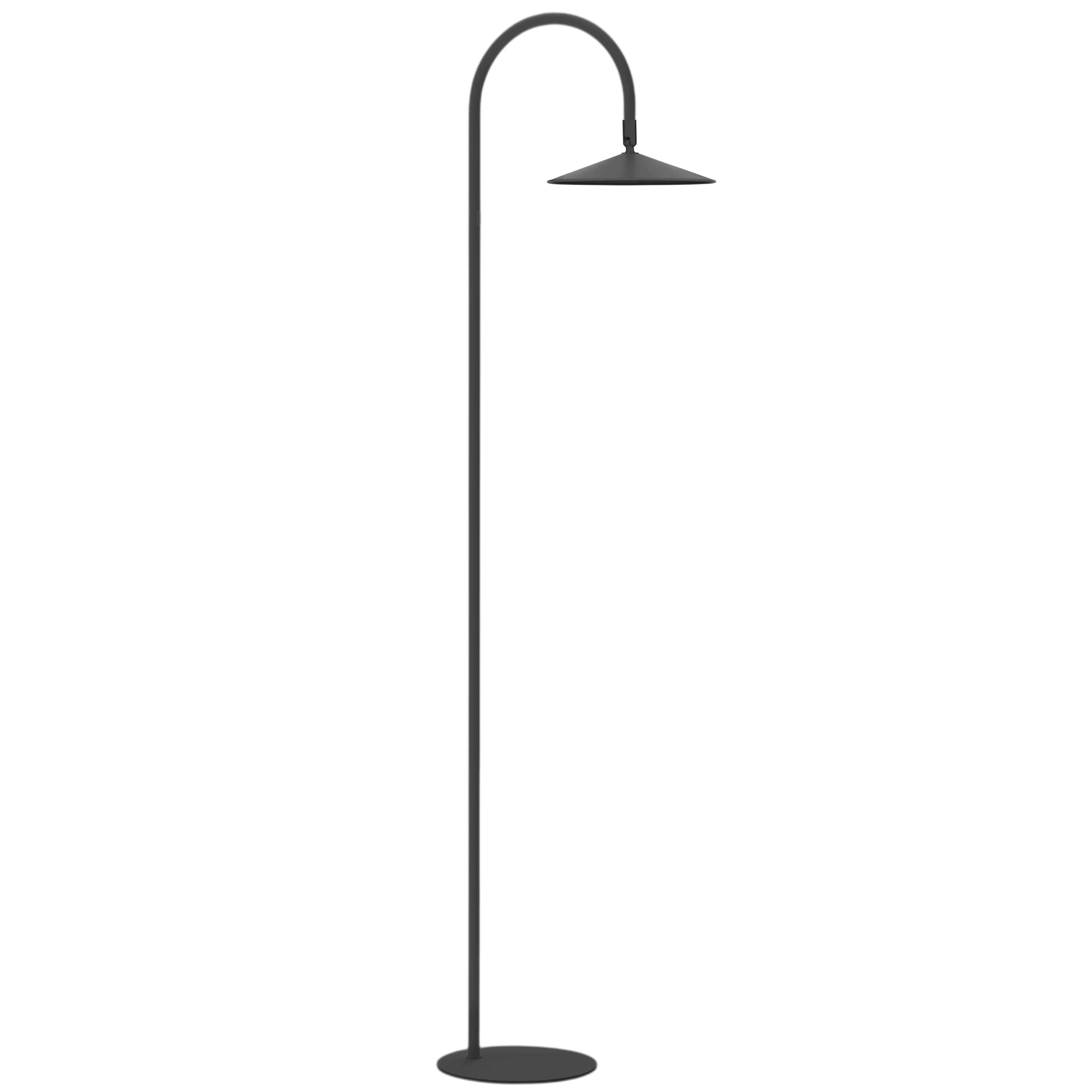 Lampe de plancher RAQUEL en noir mat Dainolite — vue supplémentaire