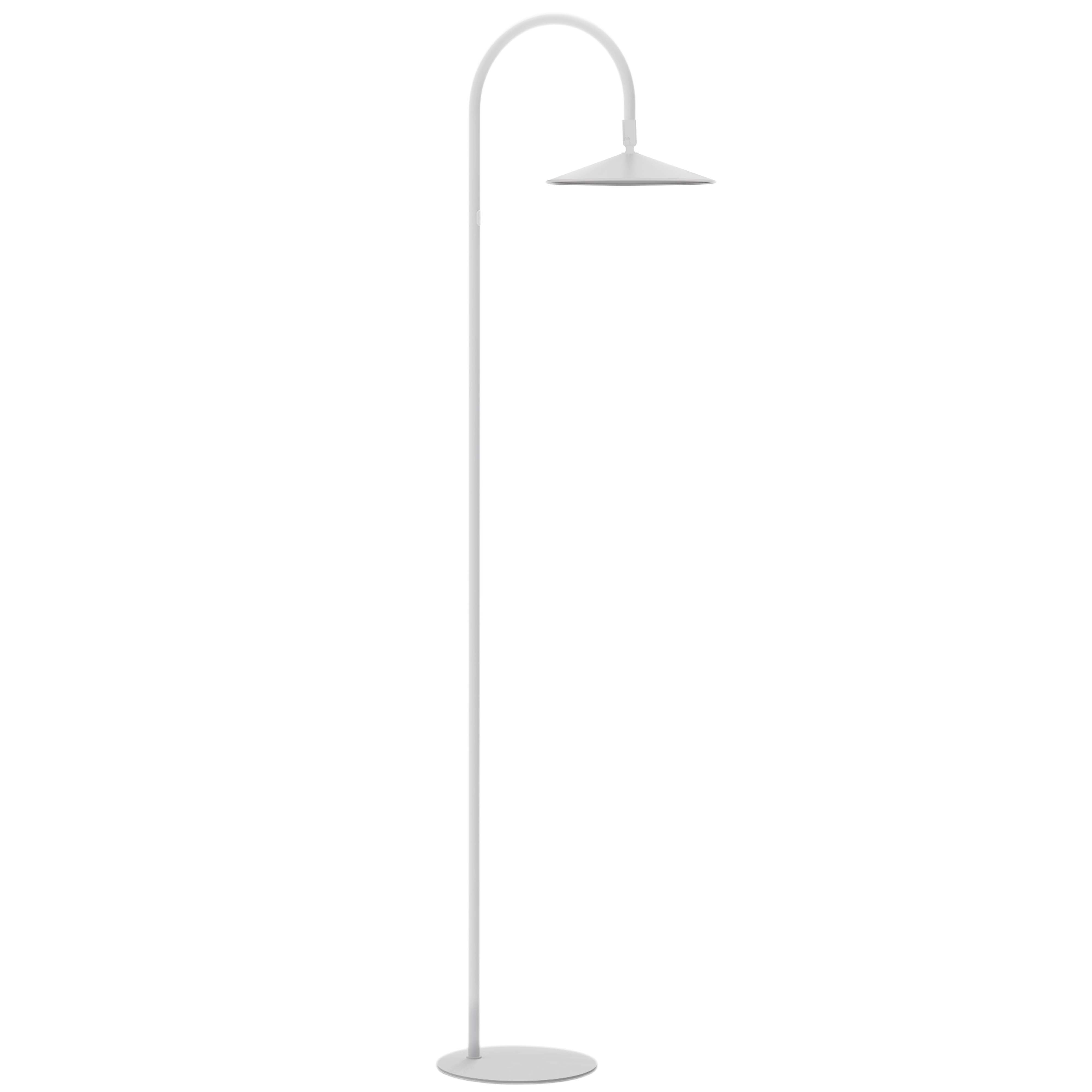Lampe de plancher RAQUEL en blanc mat Dainolite — vue supplémentaire