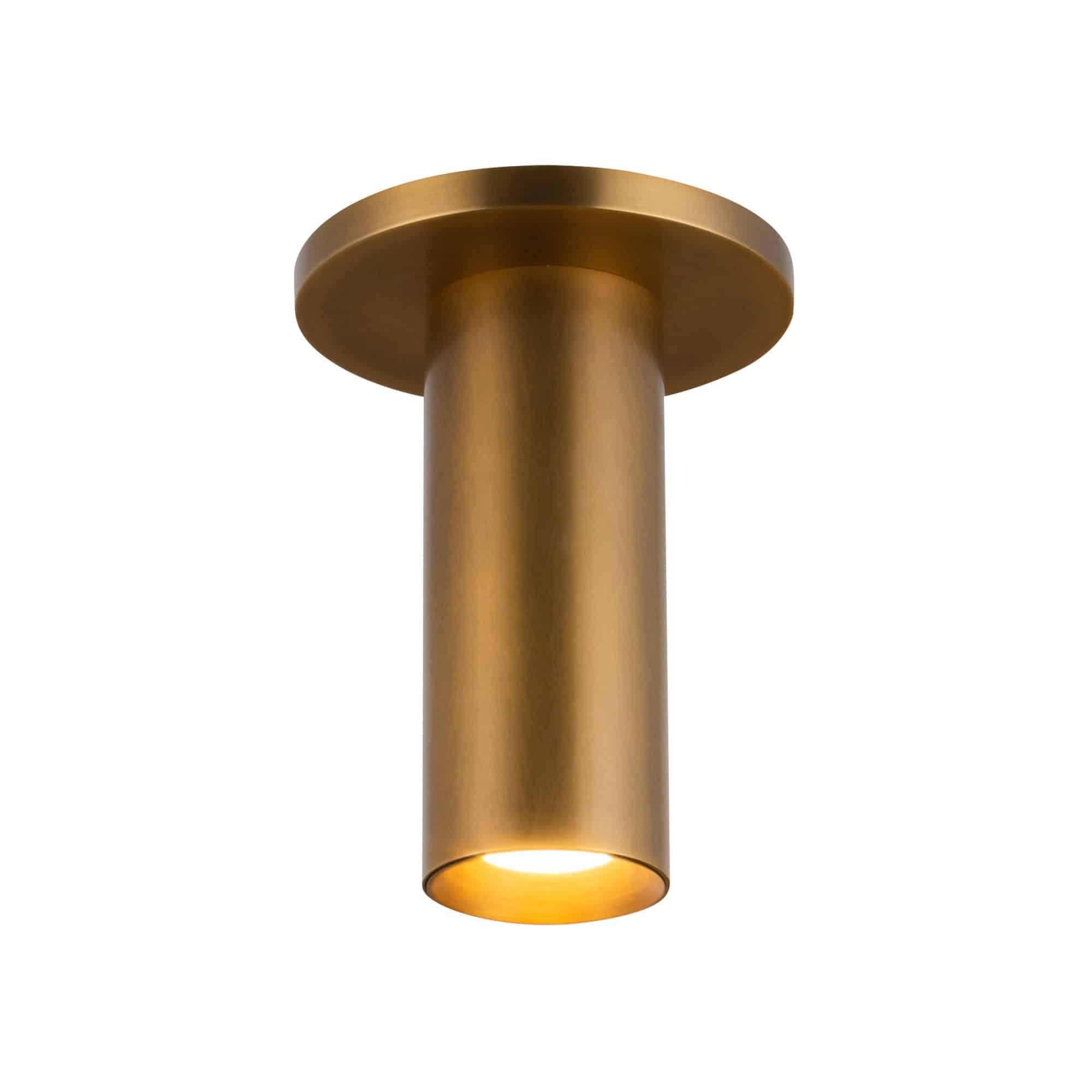 Plafonnier MASON en laiton antique — Kuzco