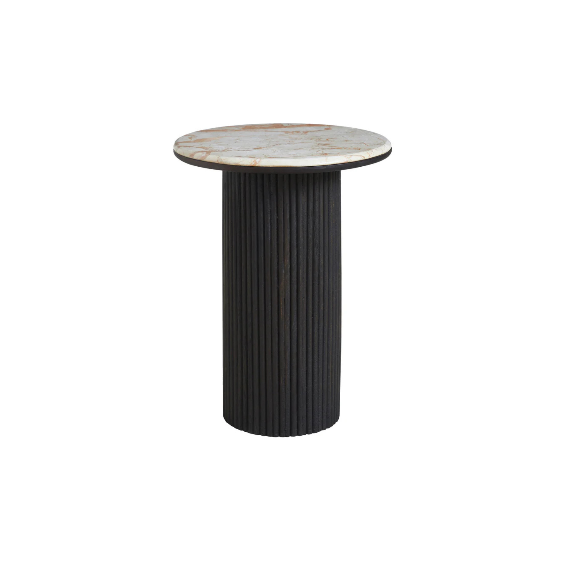 Accessoire décoratif ALESSIO en marbre, bois de manguier et noyer teinté Renwil — vue supplémentaire
