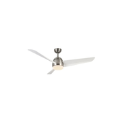 Ventilateur de plafond THALIA en nickel brossé et blanc mat Kuzco — vue supplémentaire