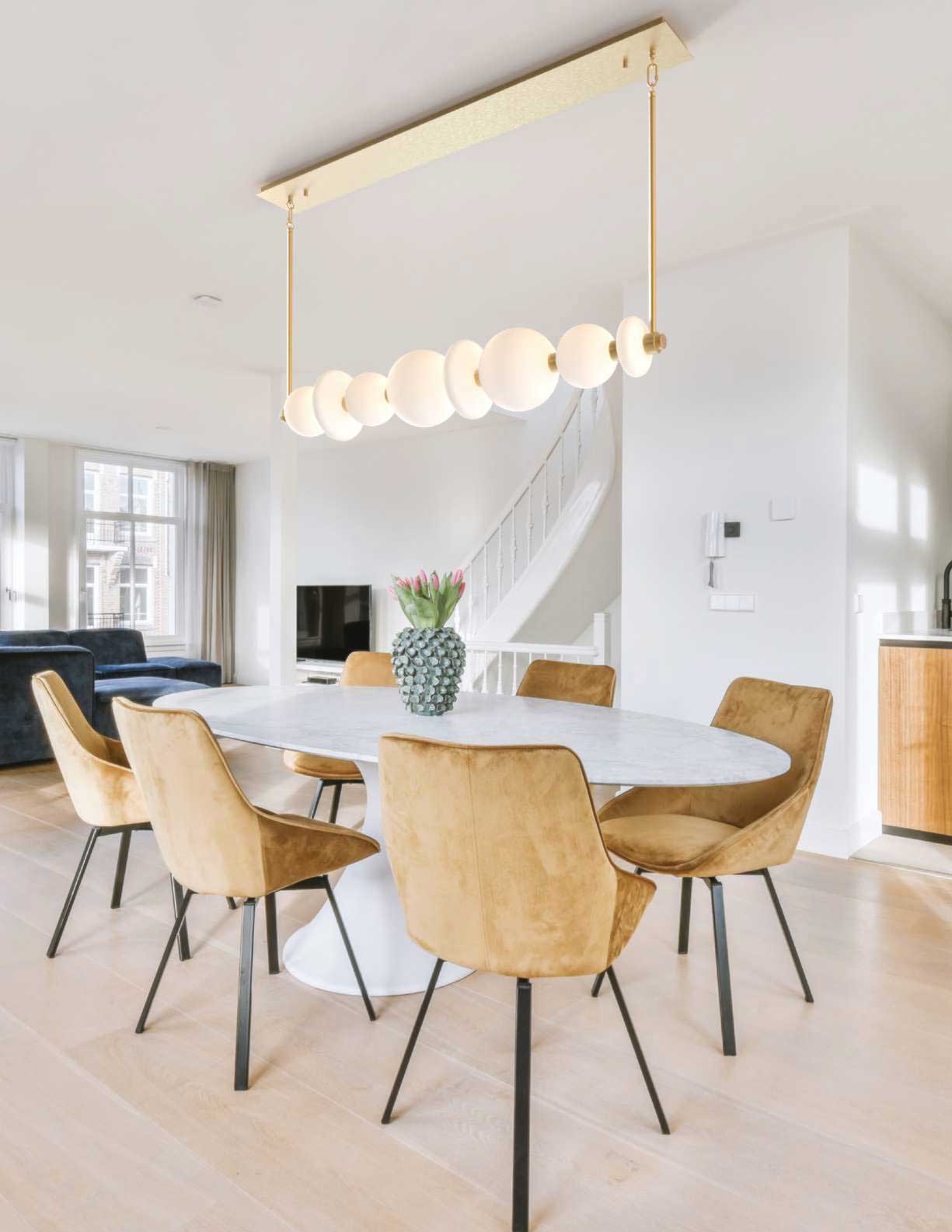 Suspension CORSAIR en laiton — DVP48110BR-TO — Luminaire Expert
