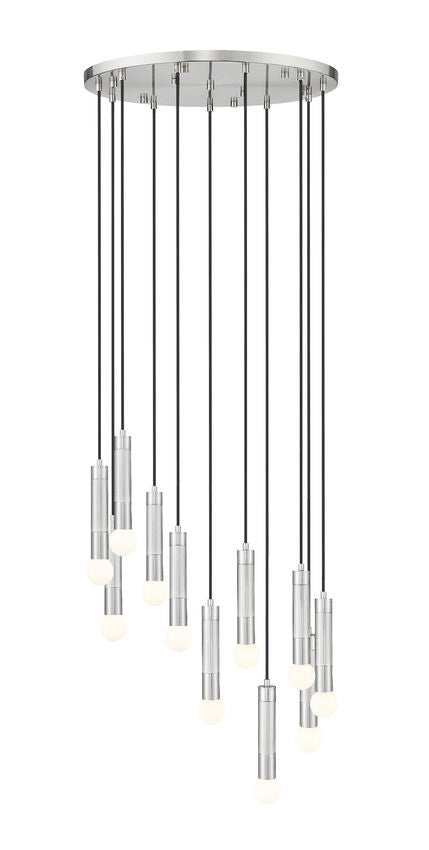 Suspension STARI en nickel brossé — IL-119G — Luminaire Expert