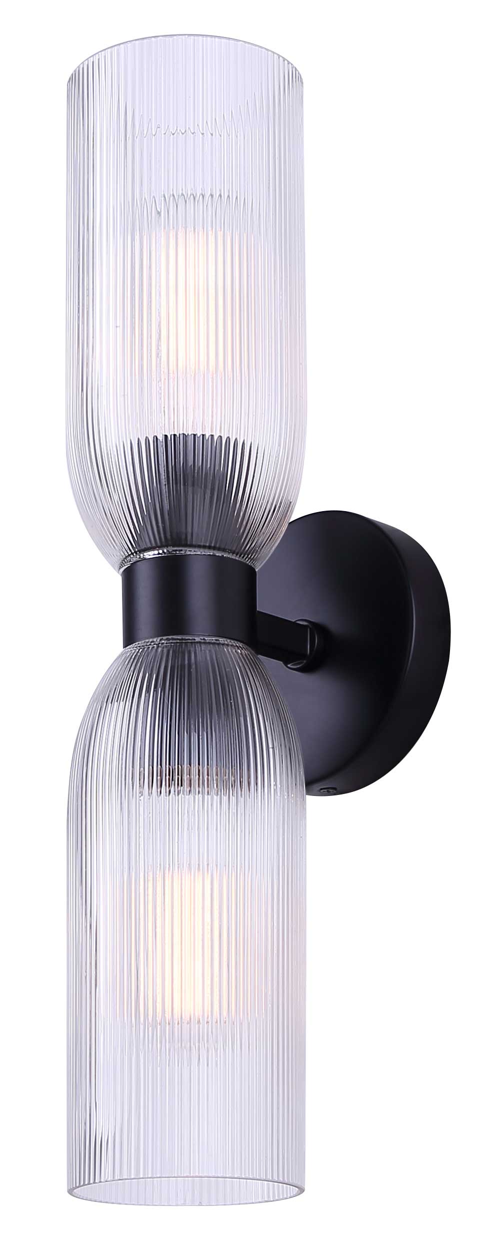 Applique murale OMARION en noir mat — IWF1252A02BK — Luminaire Expert