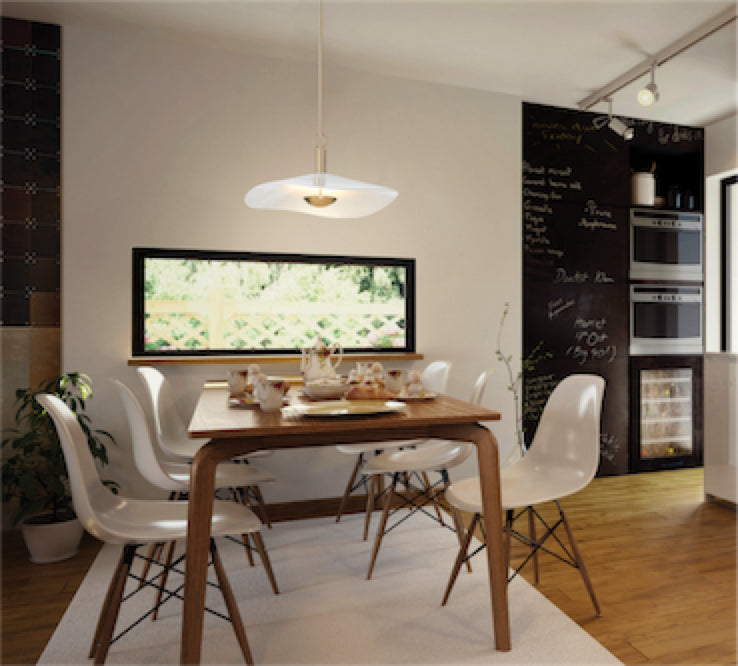 Suspension NOVELLA en or poli — 207395A — Luminaire Expert