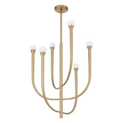 Suspension DAHLIA en laiton — 207256A — Luminaire Expert