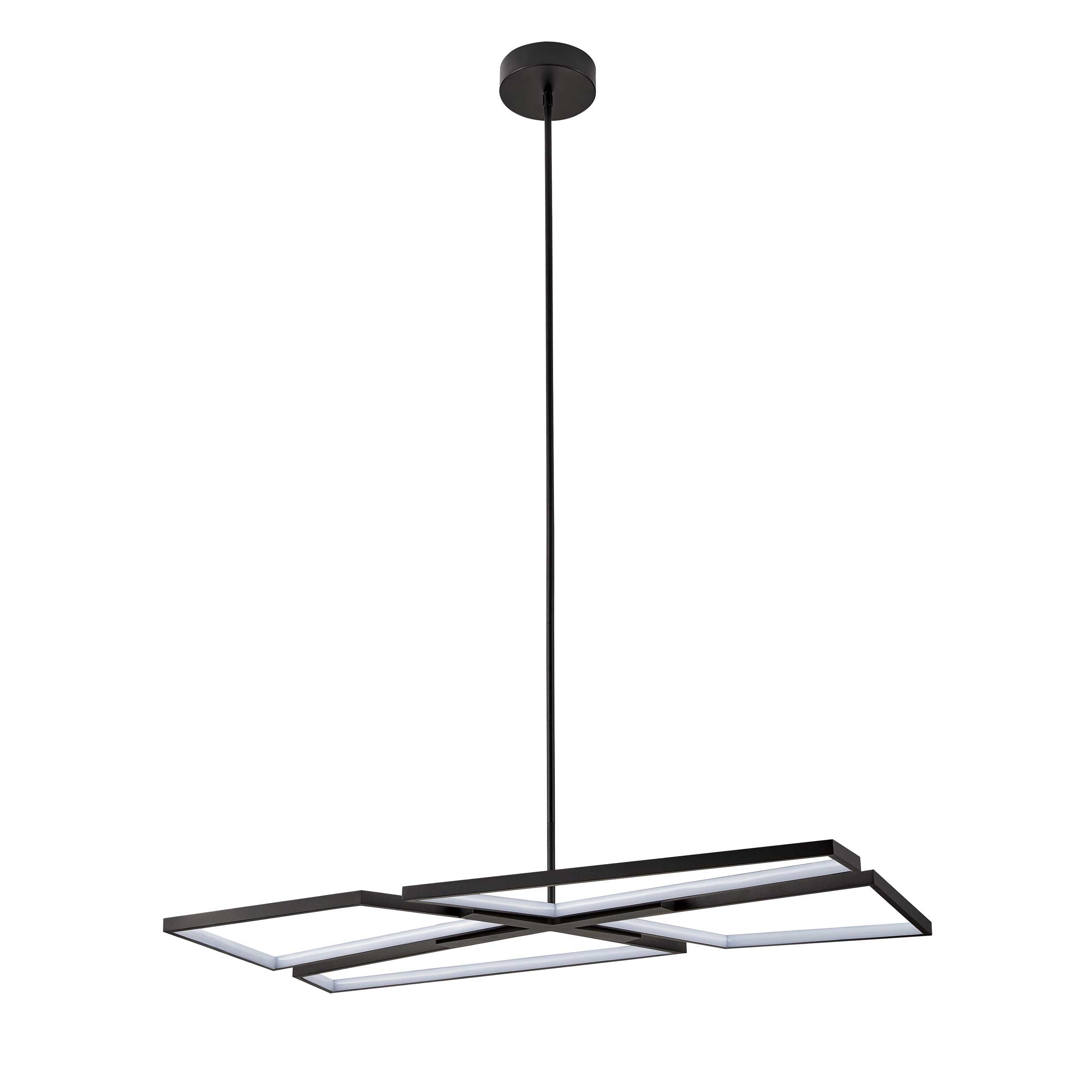 Suspension ALFIE en noir texturé — 207769A — Luminaire Expert