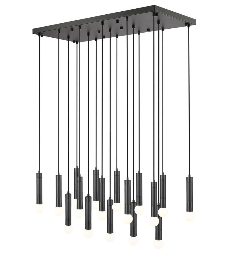 Suspension STARI en noir mat — IL-119K — Luminaire Expert