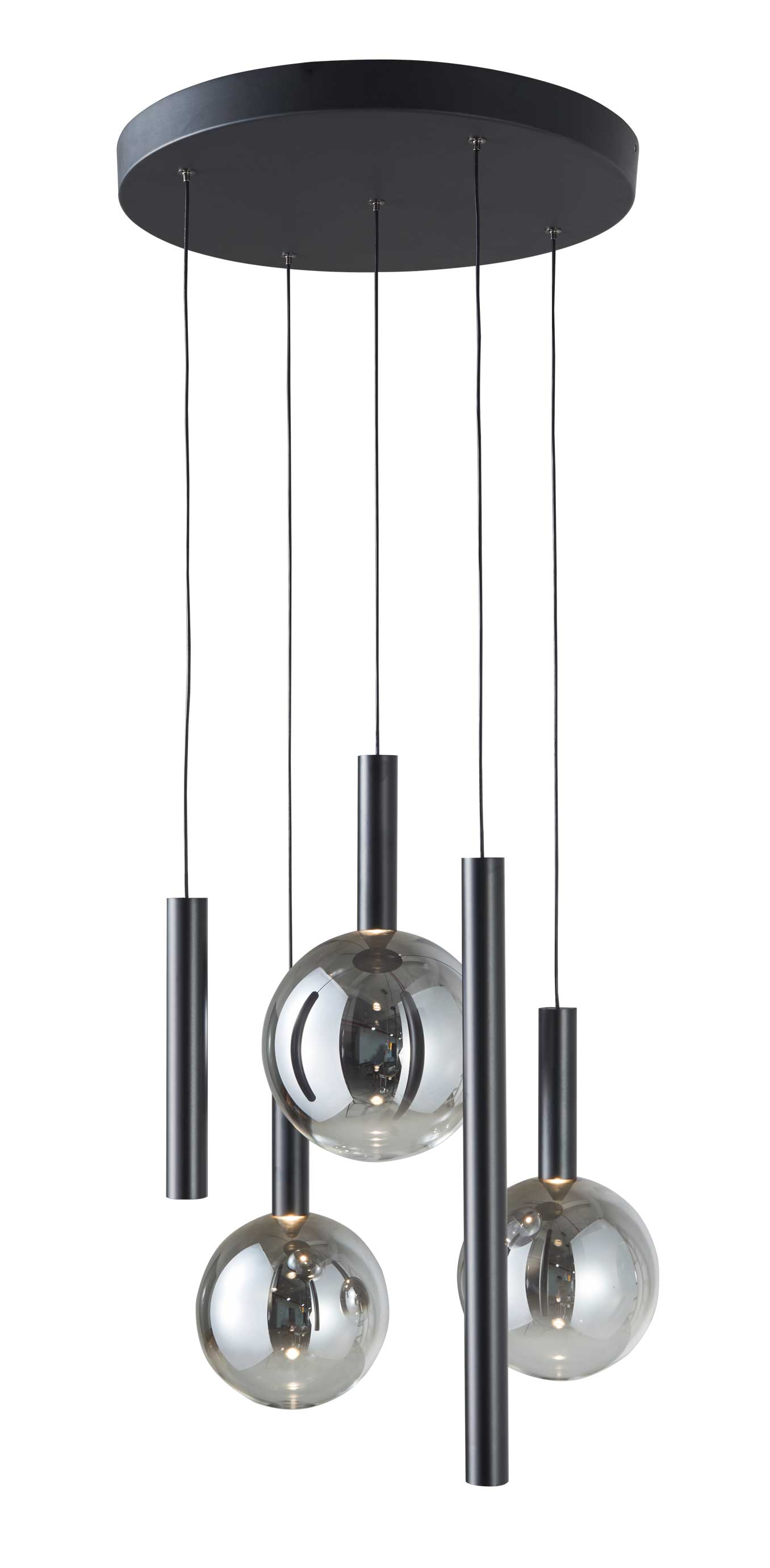 Suspension MODELLA en noir — AC5005BK — Luminaire Expert