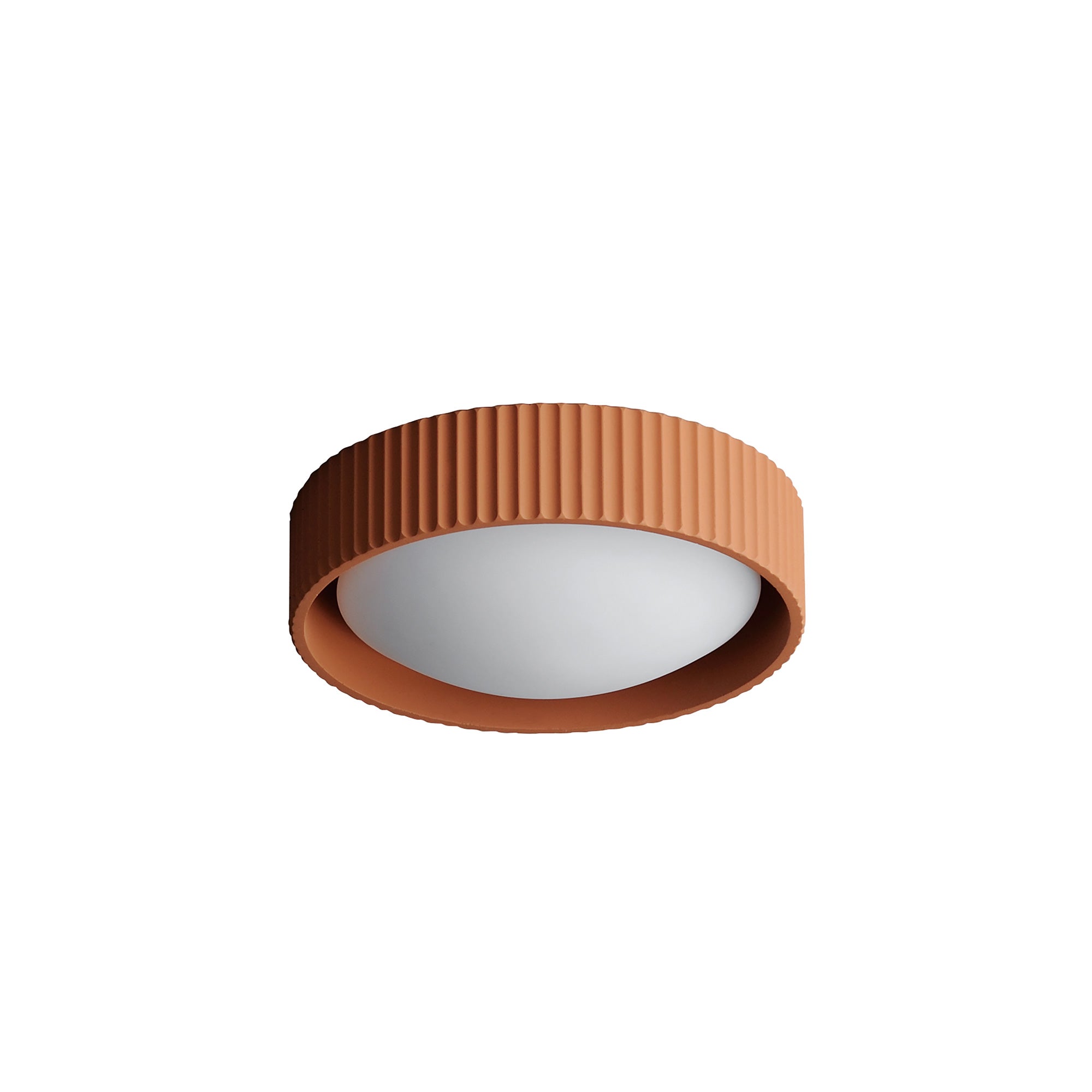 Plafonnier SOUFFLE en terracotta — E25050-TRC — Luminaire Expert