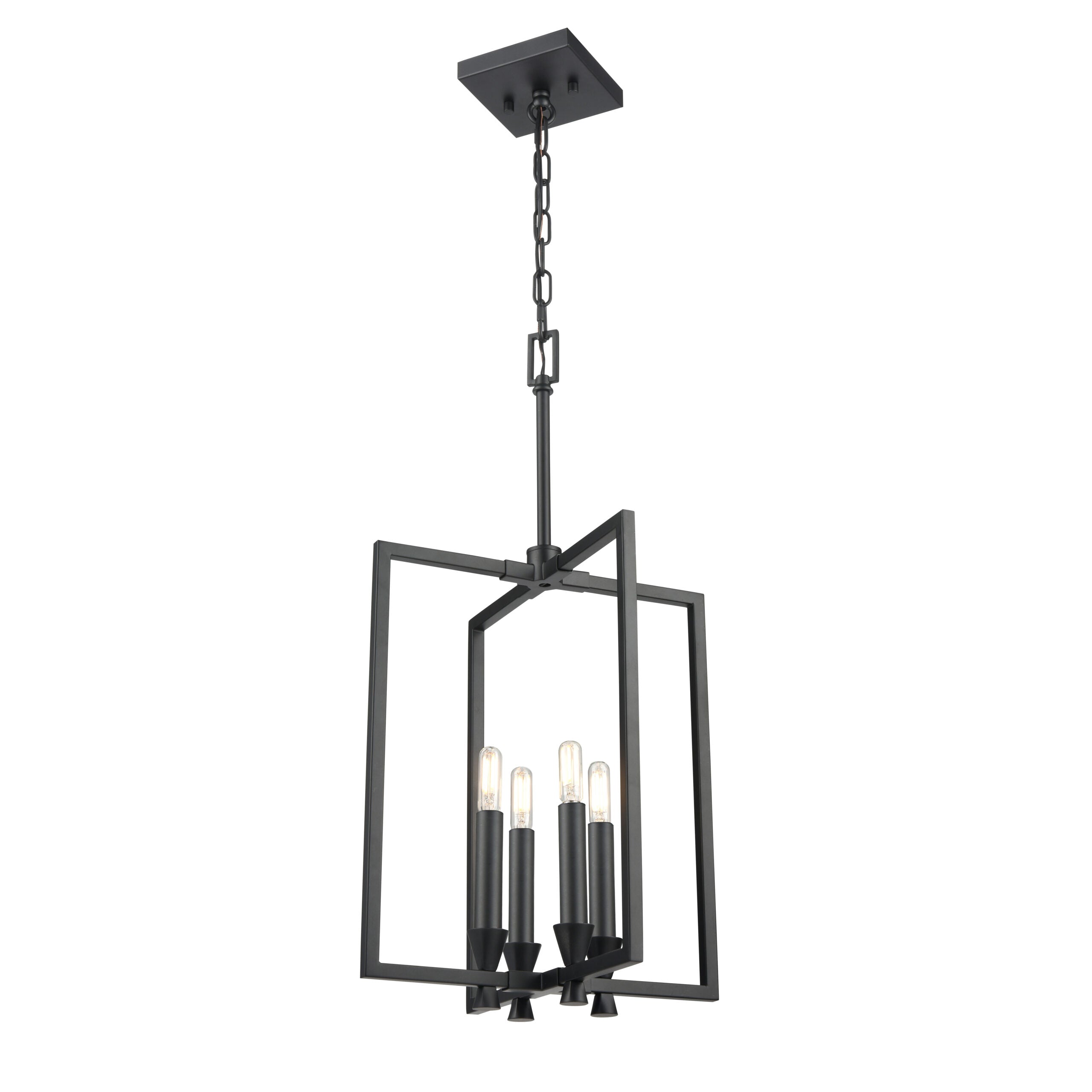 Suspension CARISBROOKE en ébène — DVP37148EB — Luminaire Expert