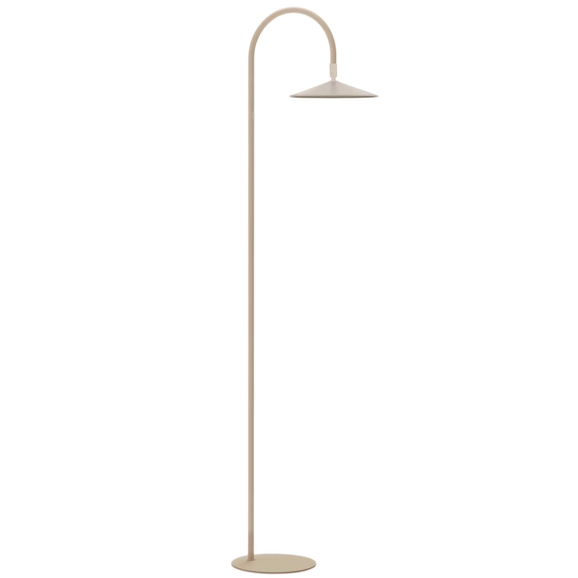 Lampe de plancher RAQUEL en beige mat — RQL-6710LEDF-MBG — Luminaire Expert