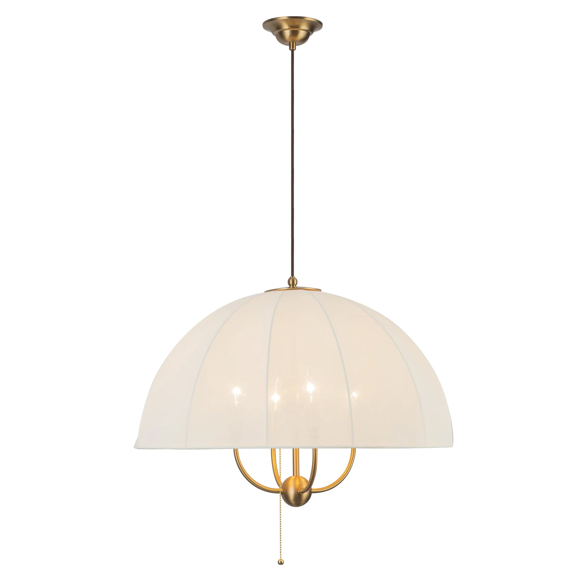 Suspension CROSBY en or brossé — PD661424BG — Luminaire Expert