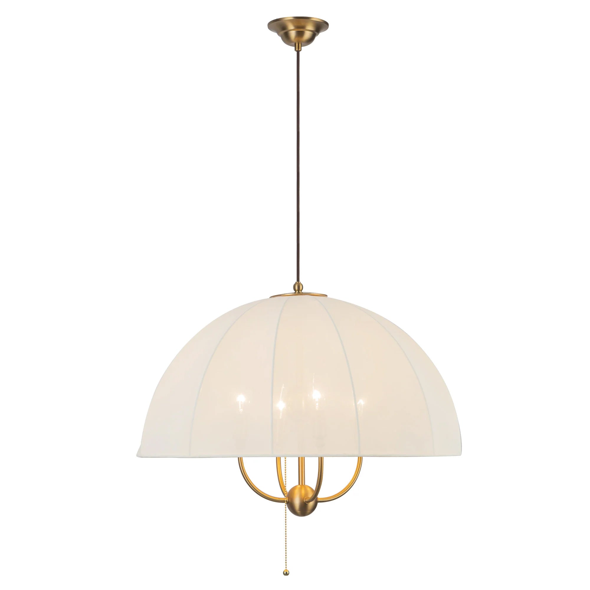 Suspension CROSBY en or brossé — PD661424BG — Luminaire Expert