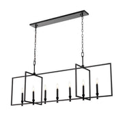 Suspension CARISBROOKE en ébène — DVP37104EB — Luminaire Expert