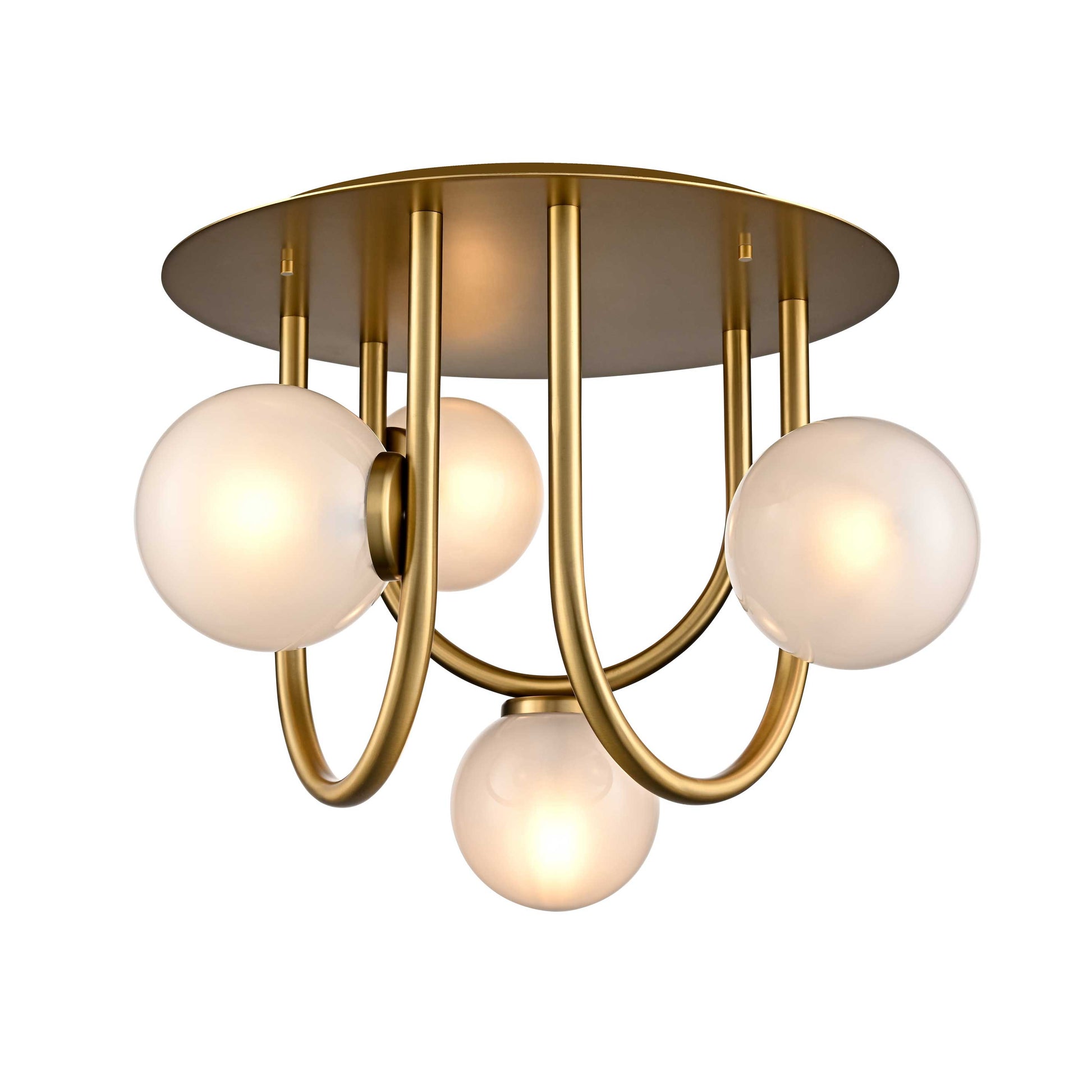 Plafonnier ESCARPMENT en or champagne — DVP26413CPG-VICE — Luminaire Expert