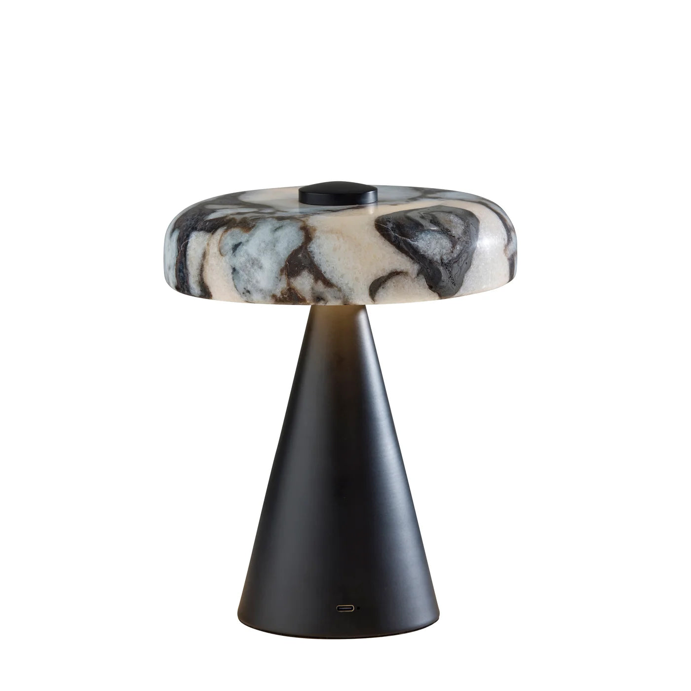 Lampe de table RANDY en noir, rechargeable — 4132-01 — Luminaire Expert