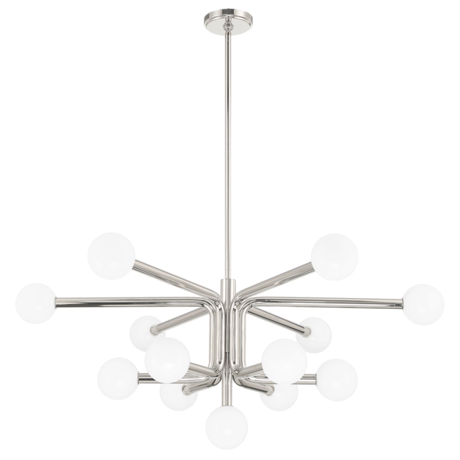 Suspension STOCKHOLM en nickel poli — 207349A — Luminaire Expert