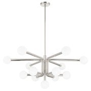 Suspension STOCKHOLM en nickel poli — 207349A — Luminaire Expert