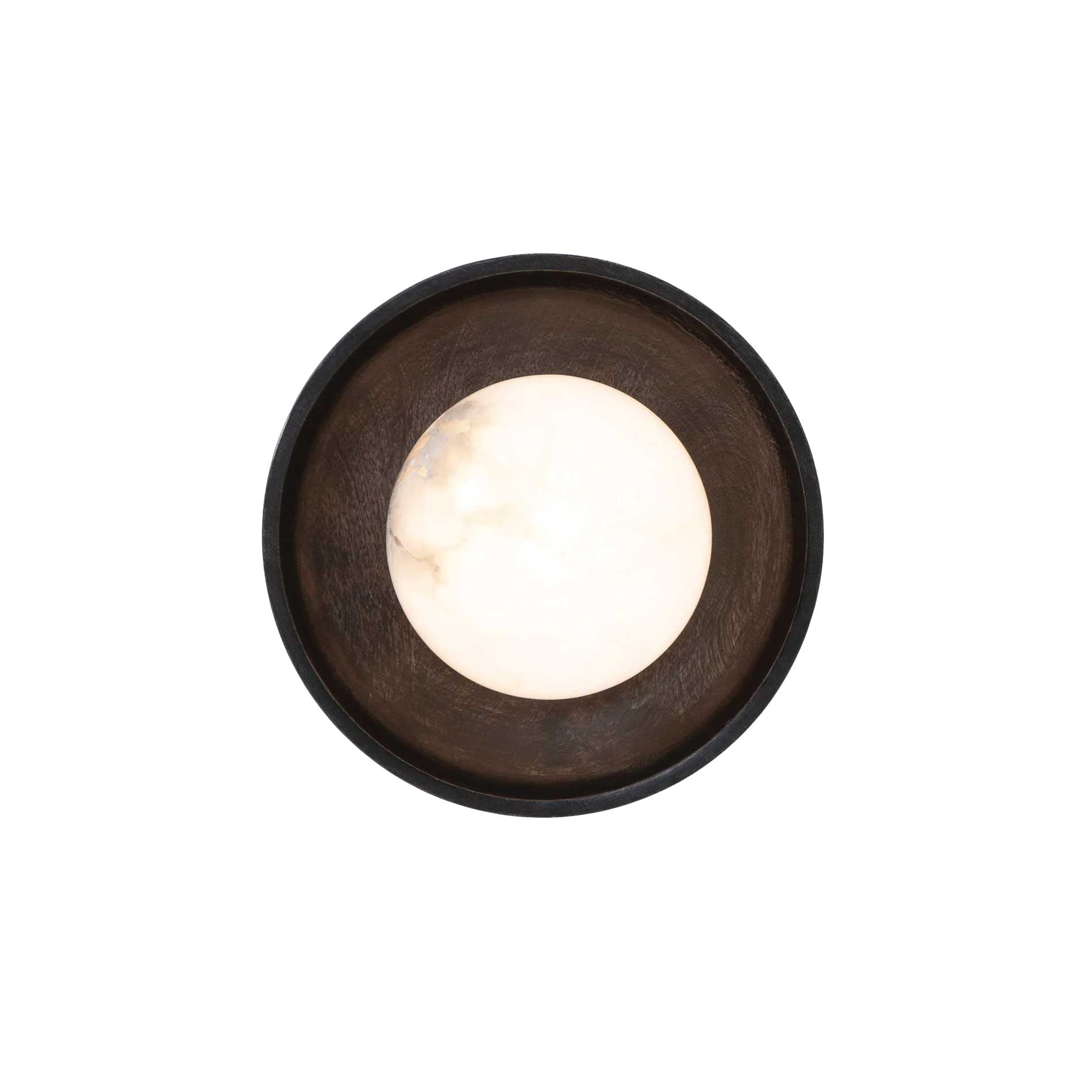 Applique murale HALOA en manguier teinté — WS182 — Luminaire Expert