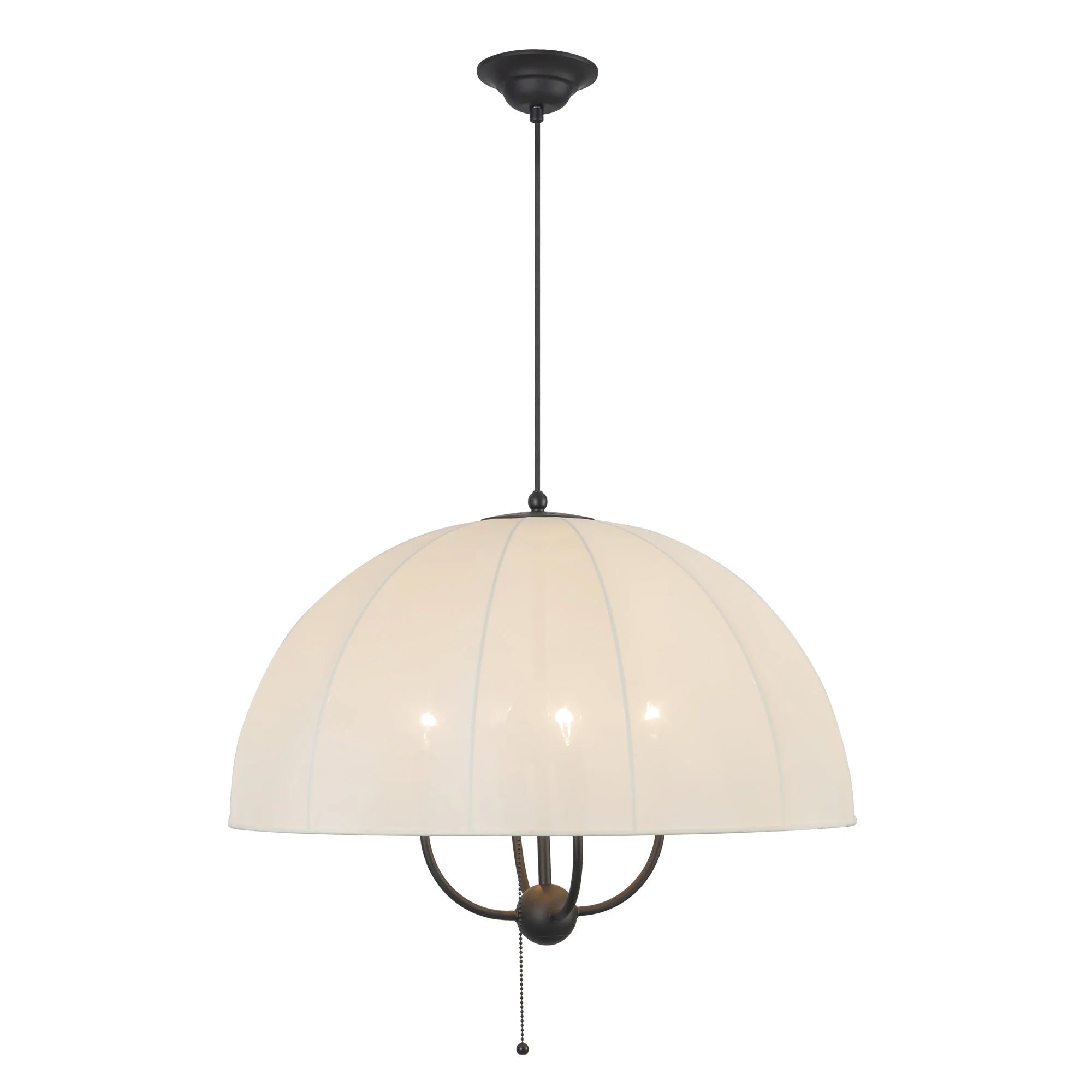 Suspension CROSBY en noir mat — PD661424MB — Luminaire Expert