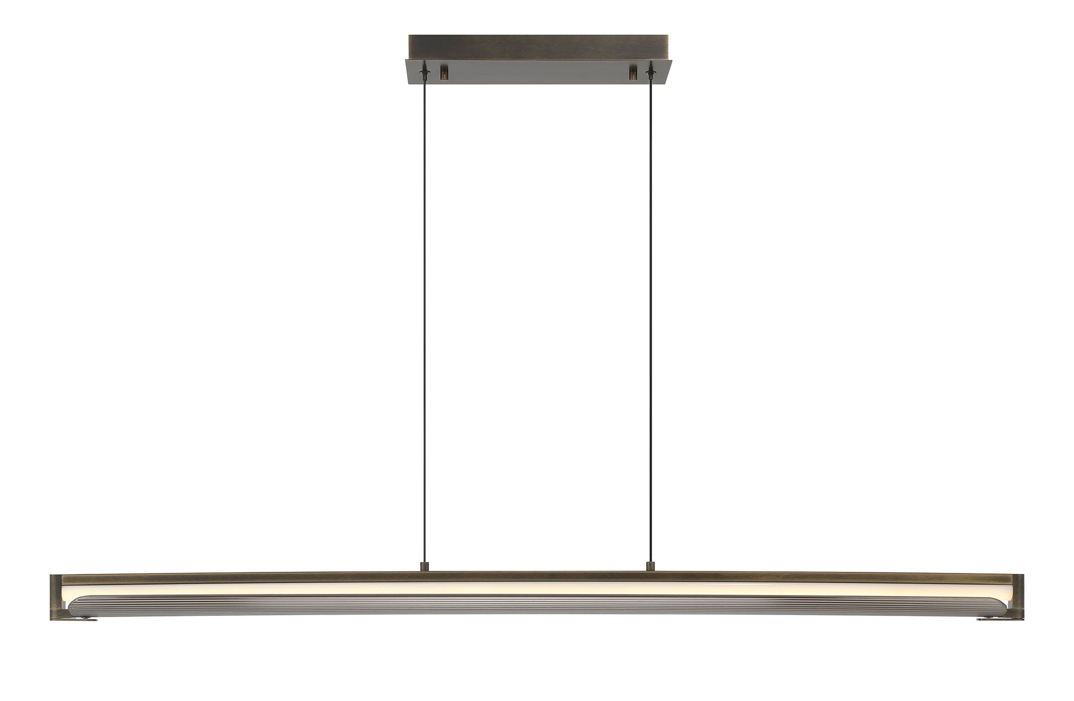 Suspension NEONESS en laiton patiné — 50059-010 — Luminaire Expert