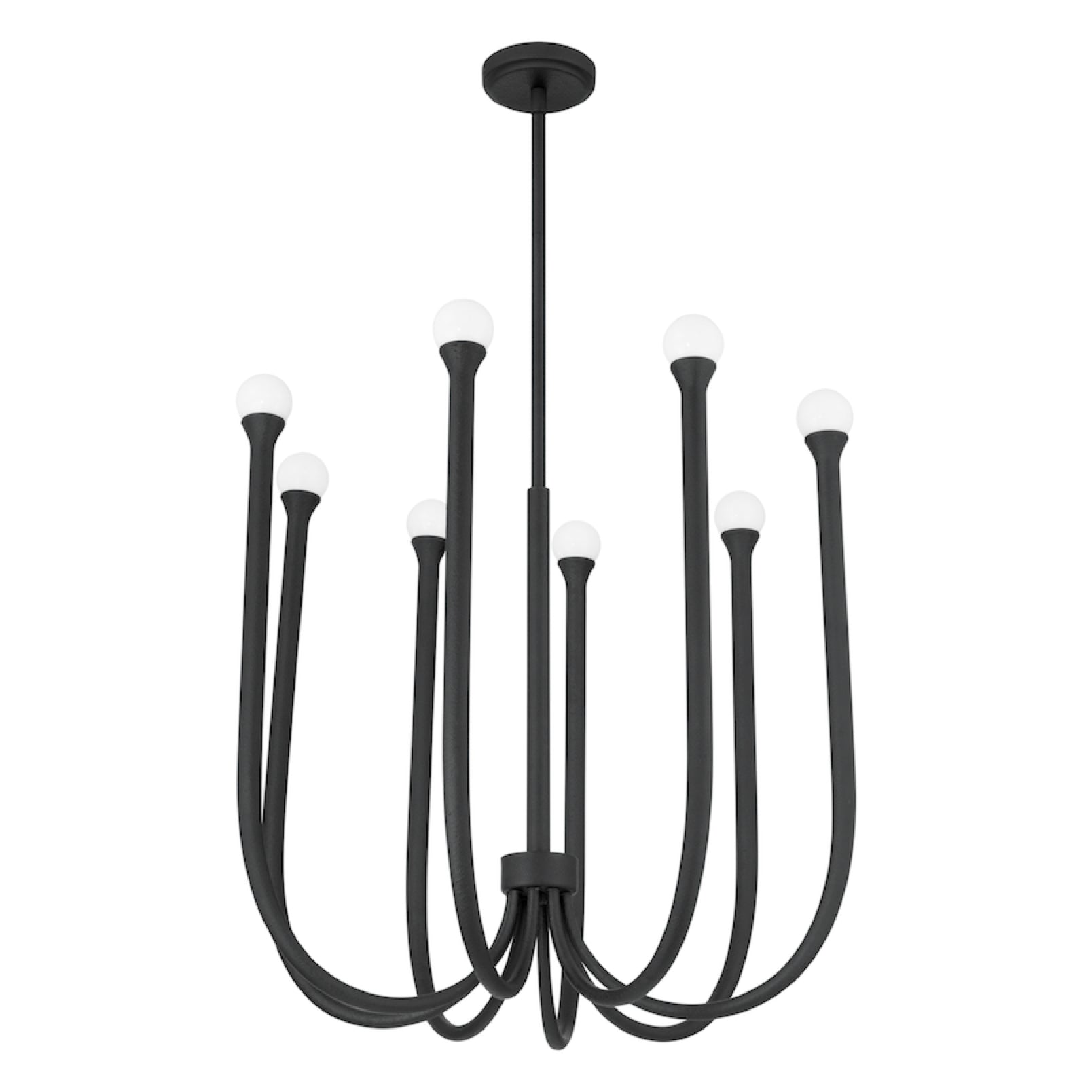 Suspension DAHLIA en noir plâtre — 207263A — Luminaire Expert