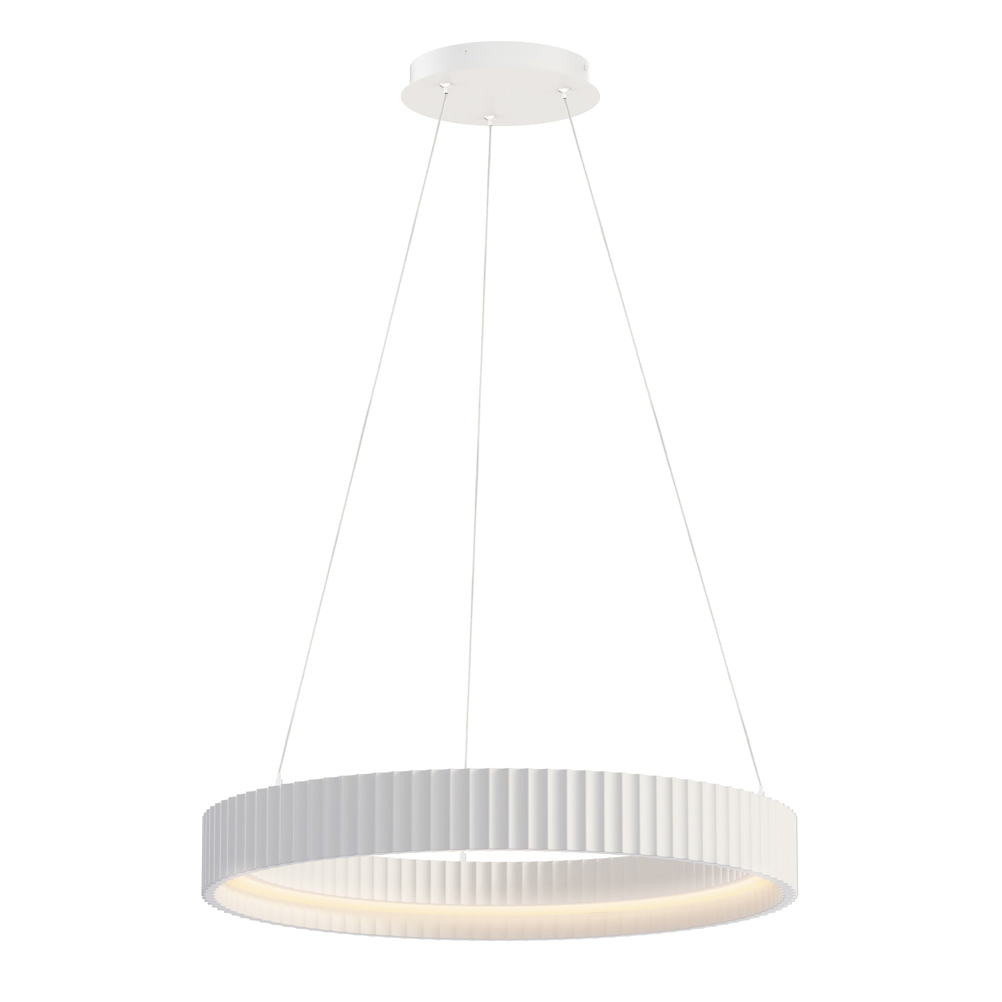 Suspension SOUFFLE en craie blanche — E25054-CHK — Luminaire Expert