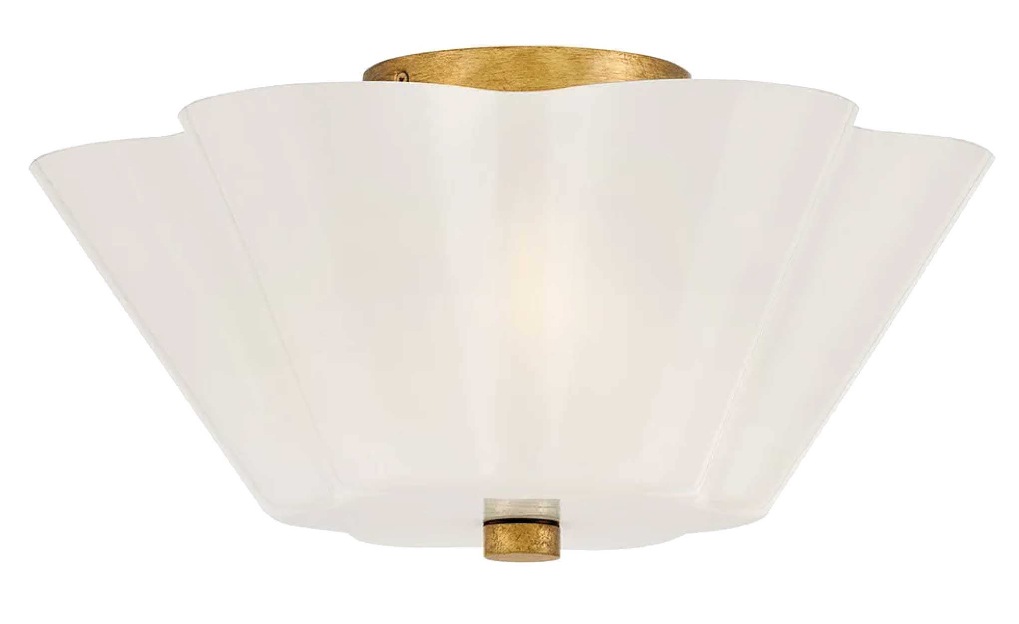 Semi-plafonnier HONEY en laiton laqué — 83713DA — Luminaire Expert