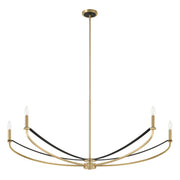 Suspension SUSSEX en champagne bronze — 207372A — Luminaire Expert