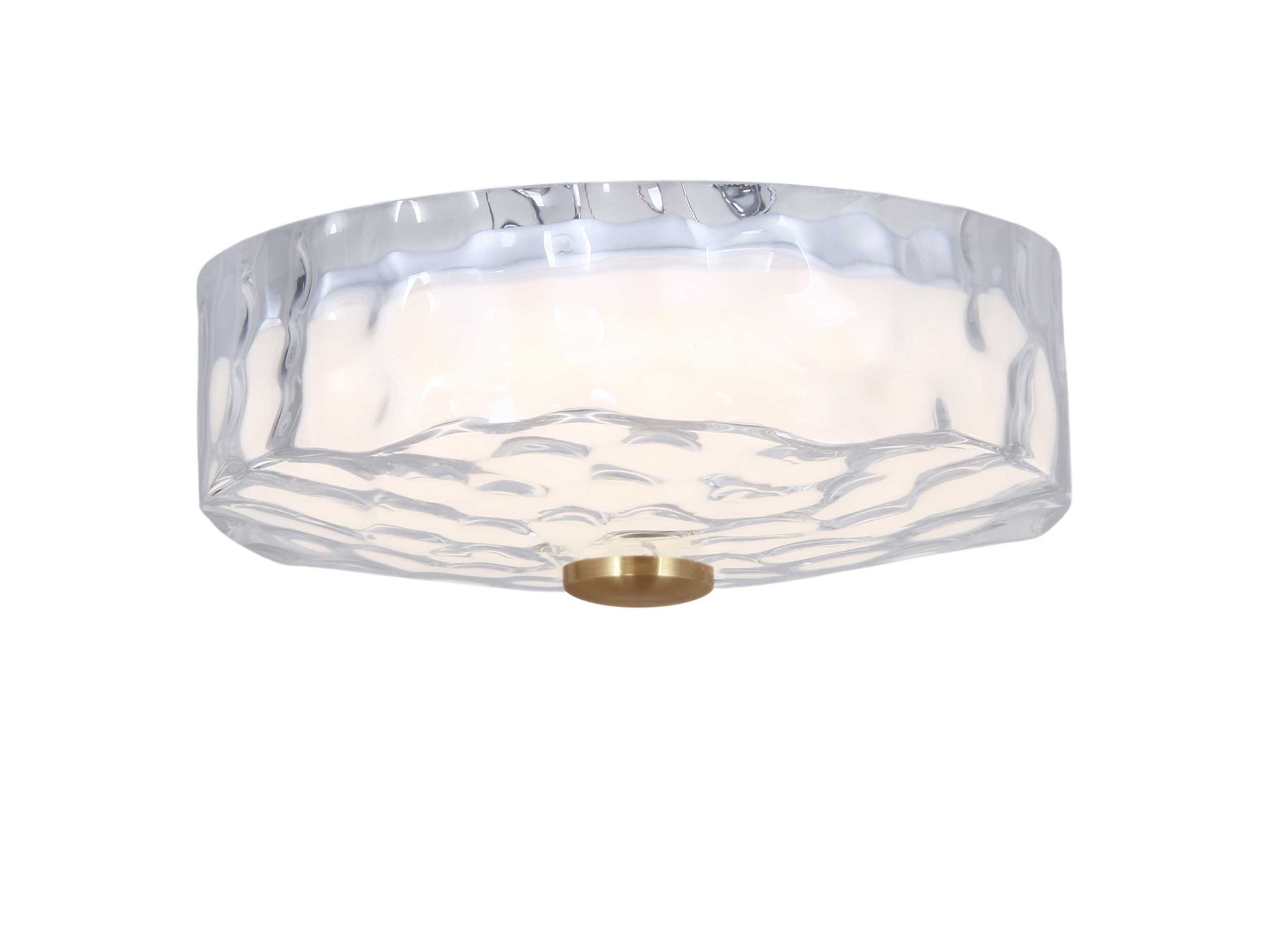 Plafonnier DULCE en laiton vieilli — DUL-1120LEDFH-AGB — Luminaire Expert