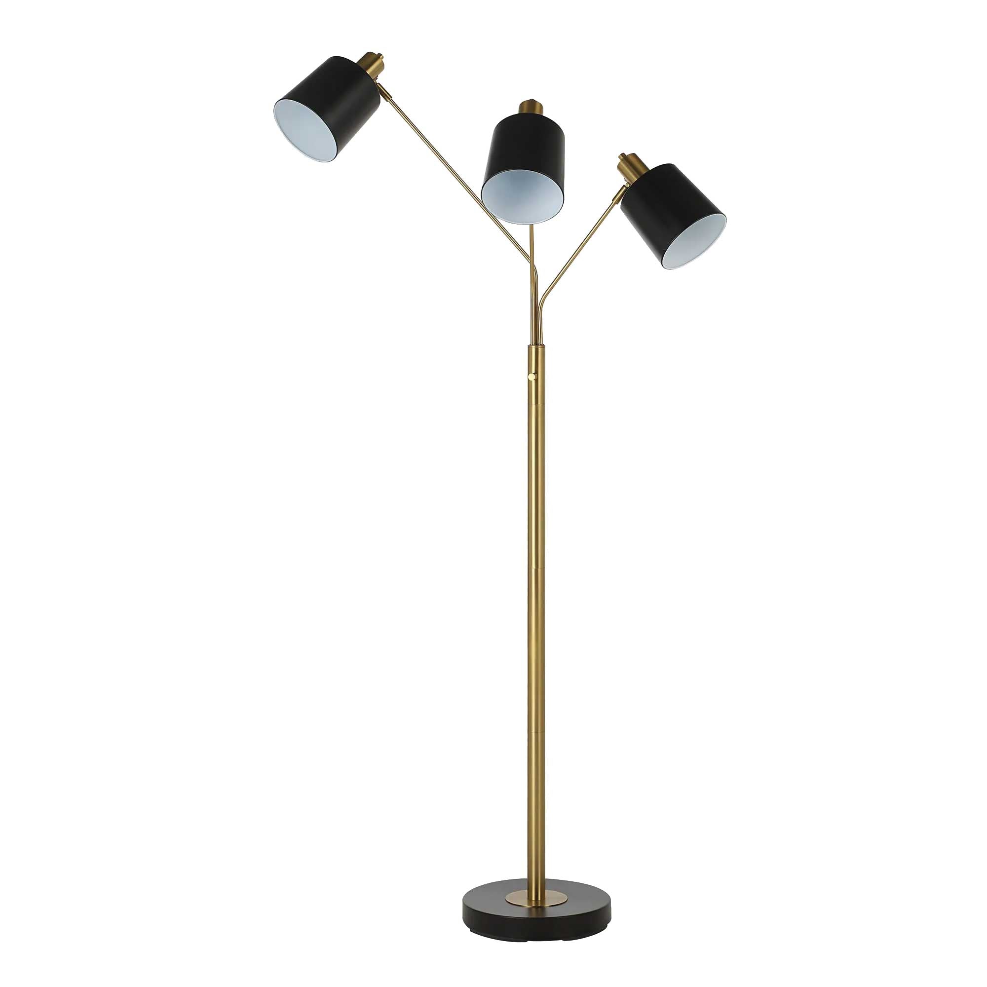 Lampe de plancher MEANDER en noir mat — LPF3169 — Luminaire Expert