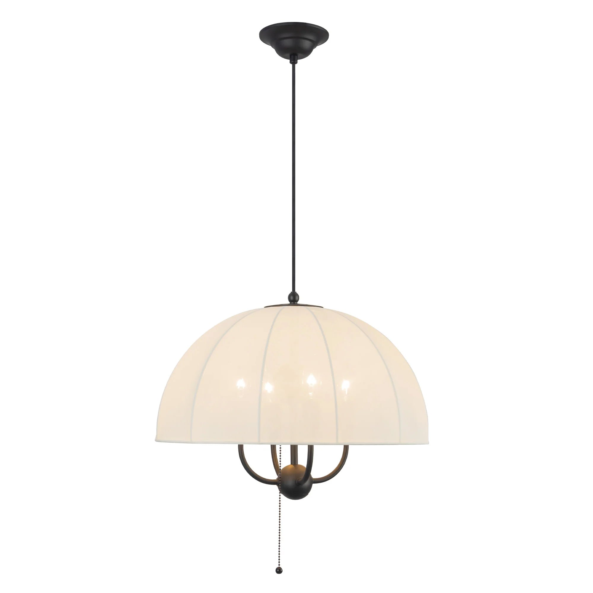 Suspension CROSBY en noir mat — PD661418MB — Luminaire Expert