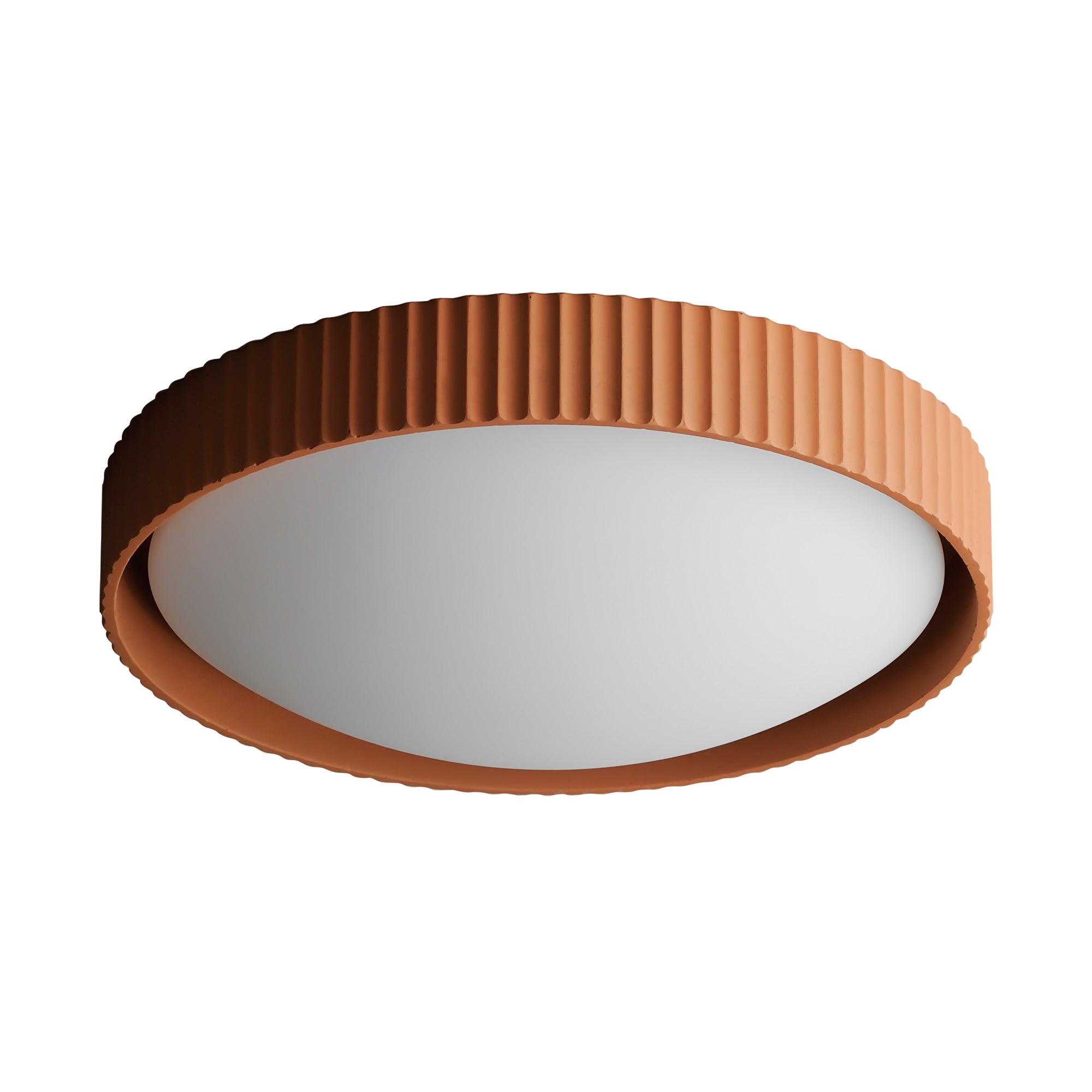 Plafonnier SOUFFLE en terracotta — E25058-TRC — Luminaire Expert