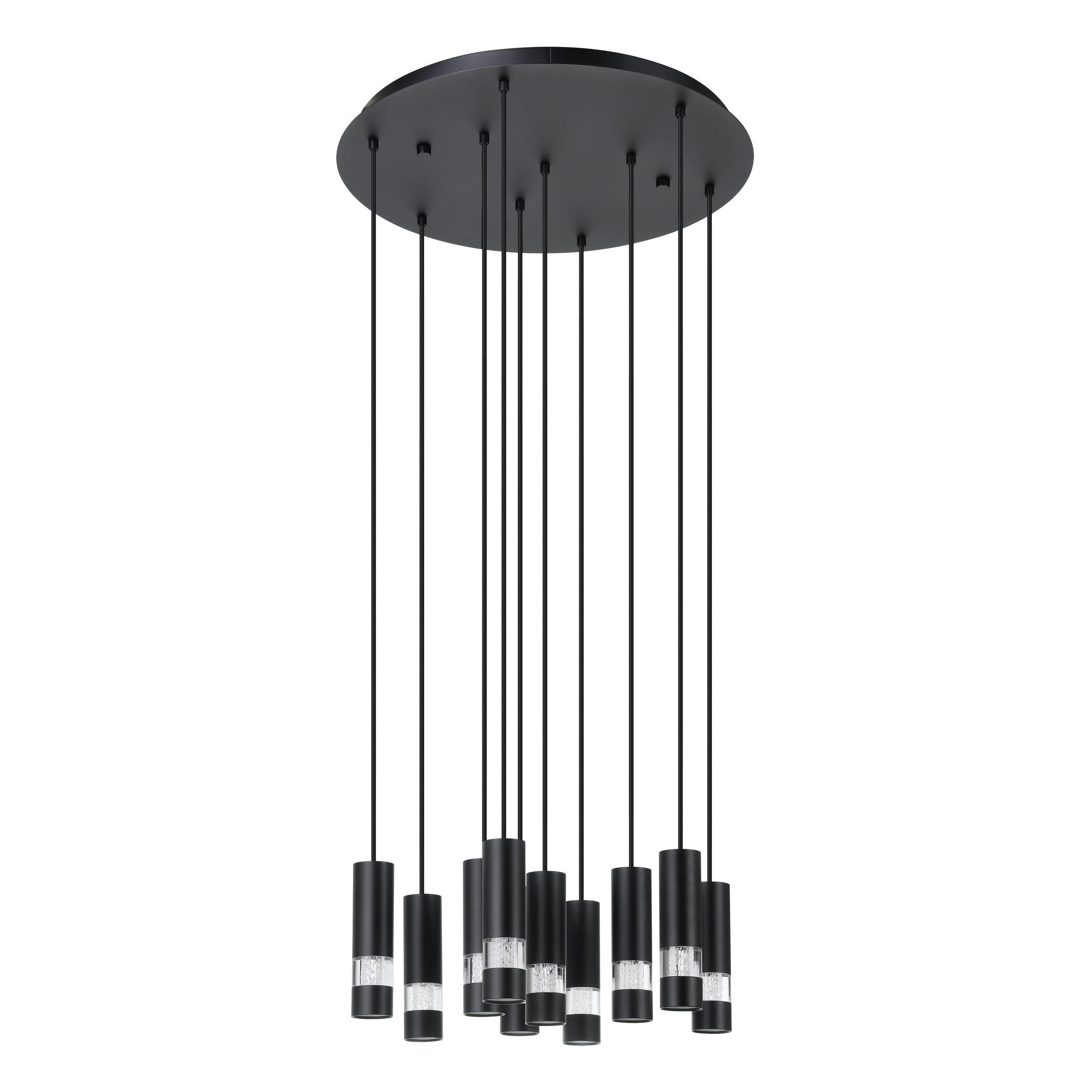 Suspension BERNABETA en noir — 39708A — Luminaire Expert