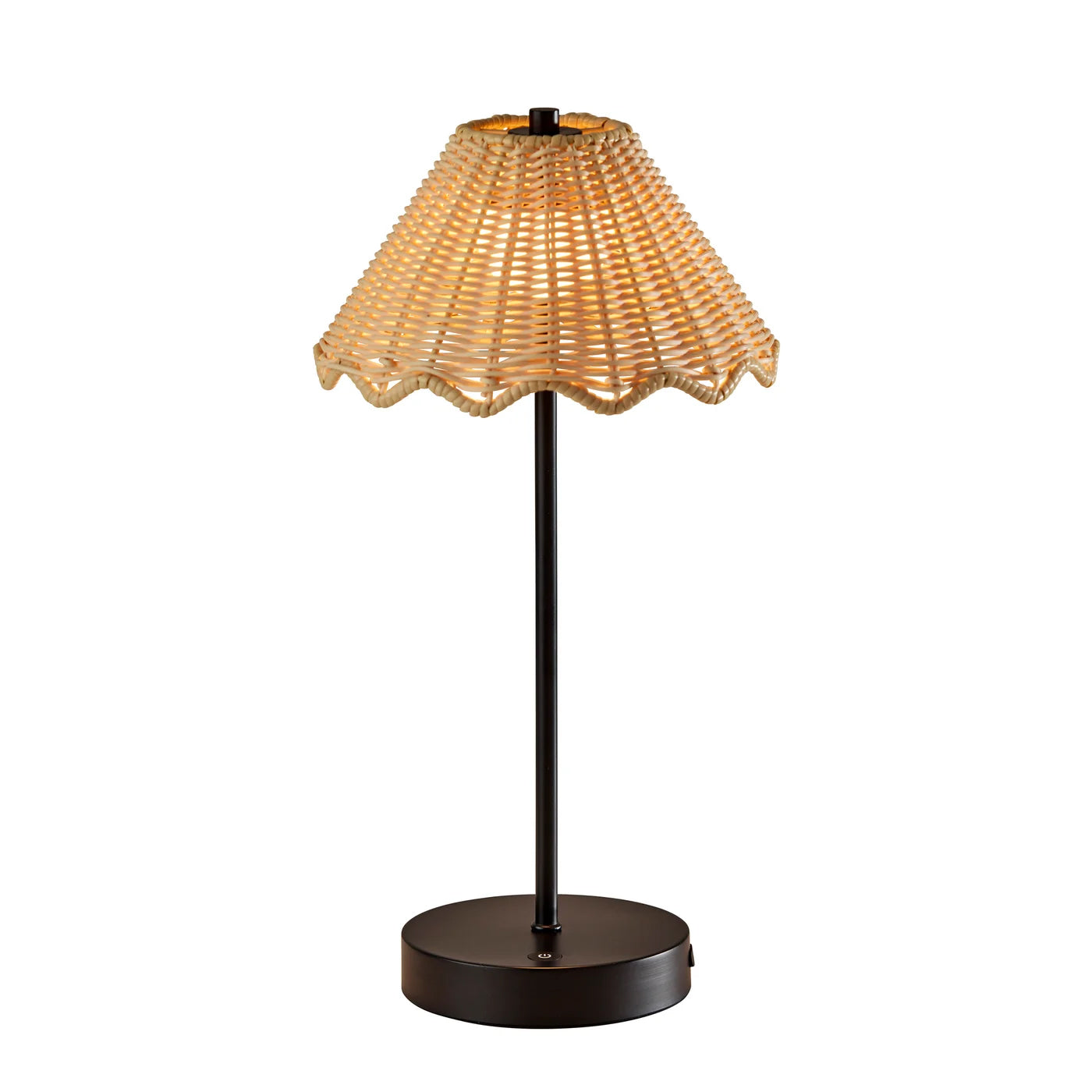 Lampe de table STEVIE en noir, rechargeable — 4082-01 — Luminaire Expert