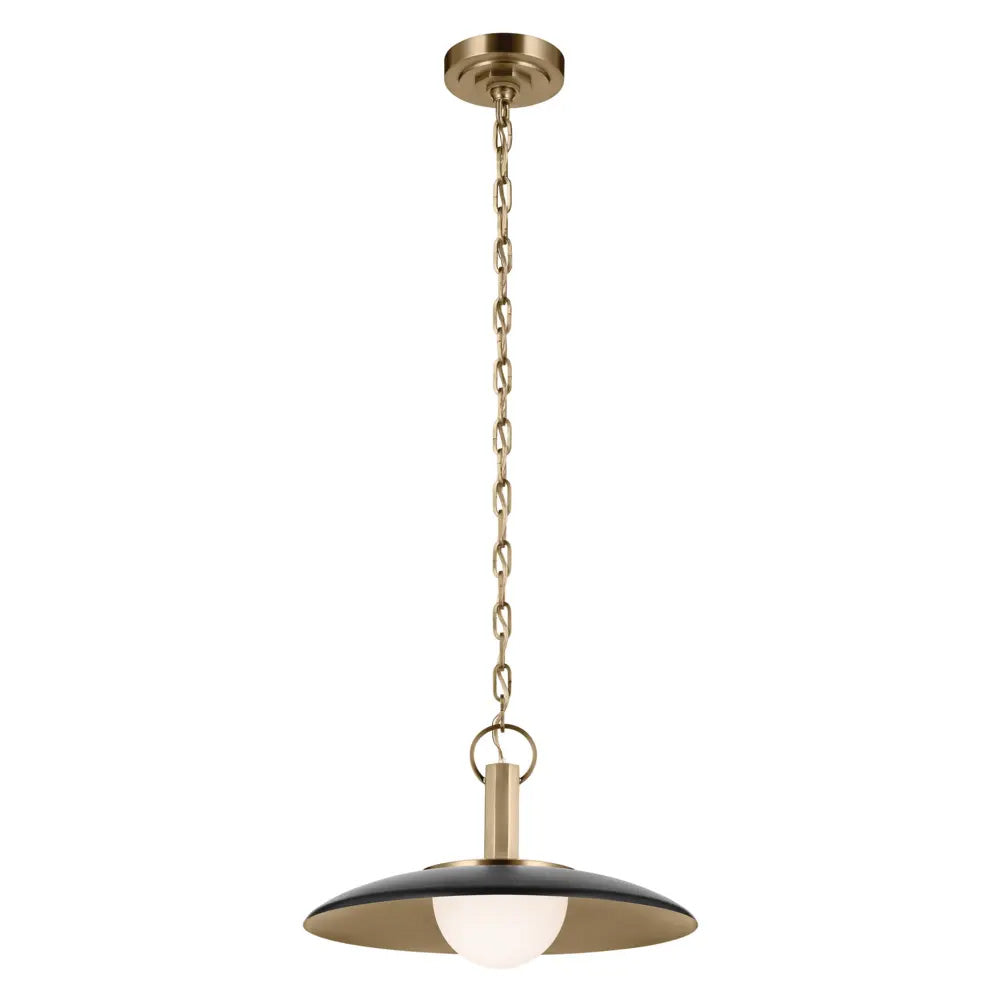 Suspension KURIO en noir et bronze champagne — 52834BK — Luminaire Expert