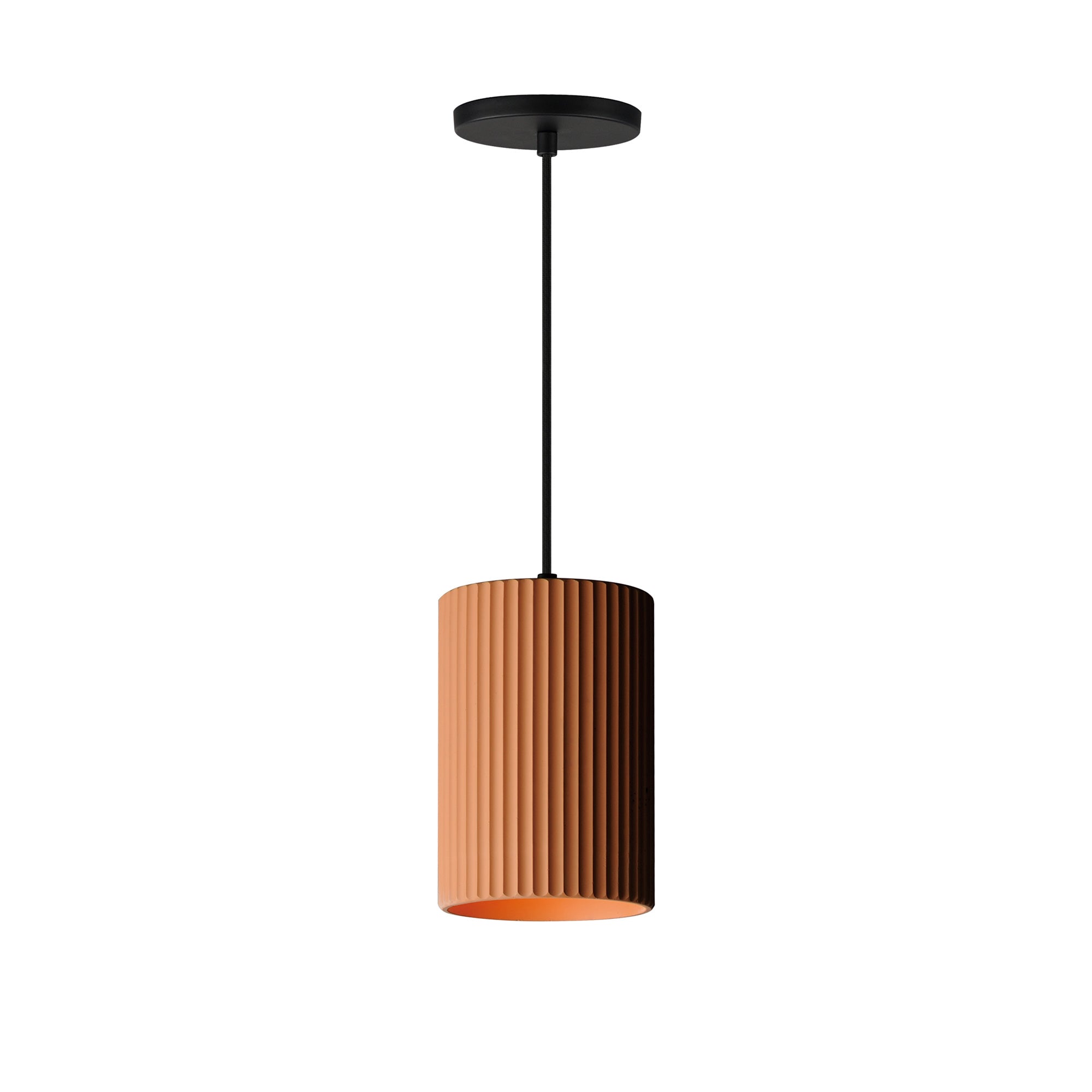 Suspension SOUFFLE en terracotta — E25052-TRC — Luminaire Expert