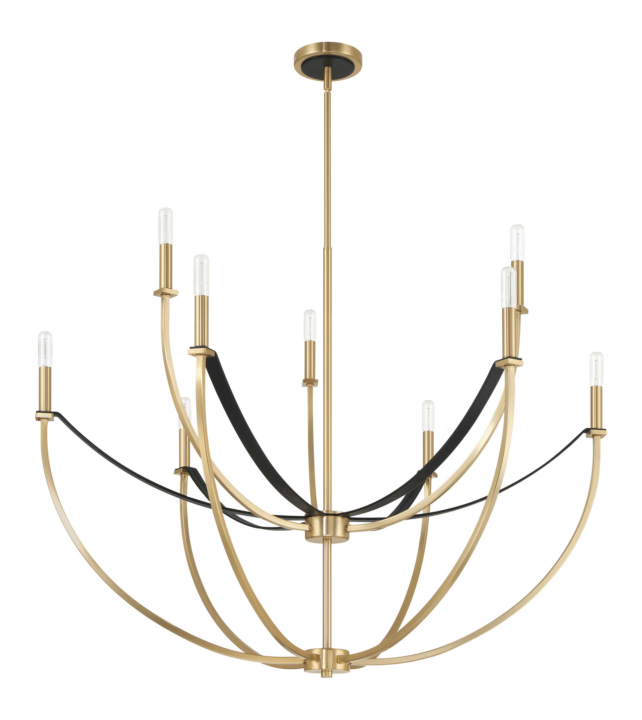 Suspension SUSSEX en champagne bronze — 207371A — Luminaire Expert