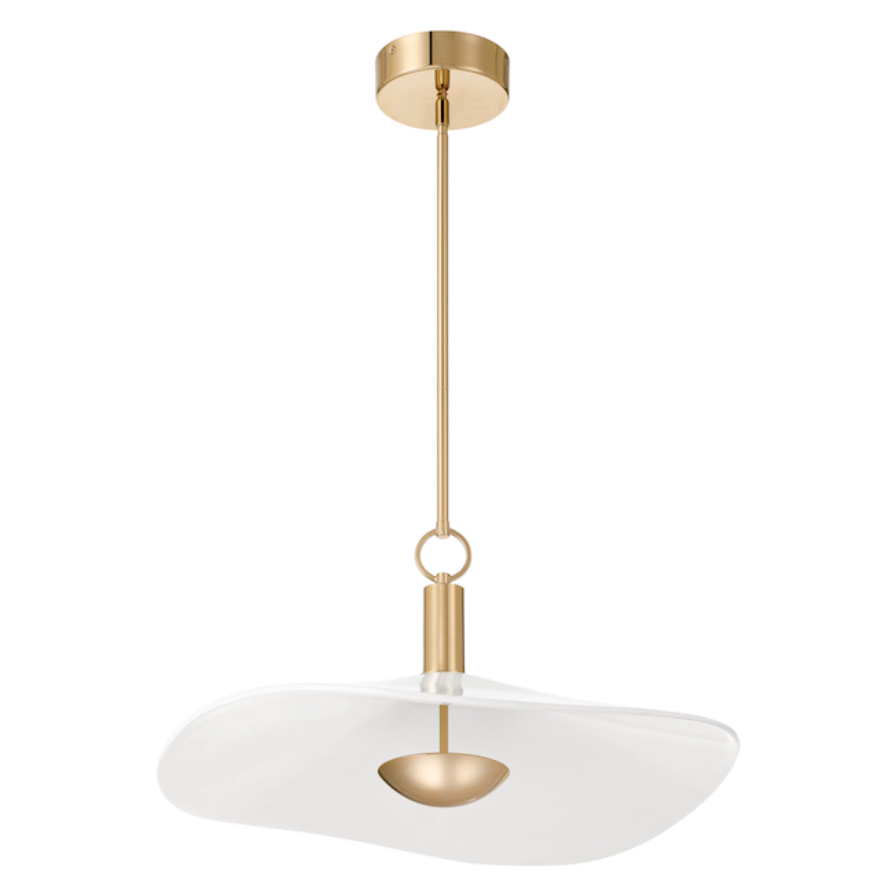 Suspension NOVELLA en or poli — 207396A — Luminaire Expert