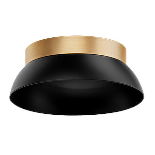 Accessoire de salle de bain RIGID HS en noir mat et or — 3660413 — Luminaire Expert