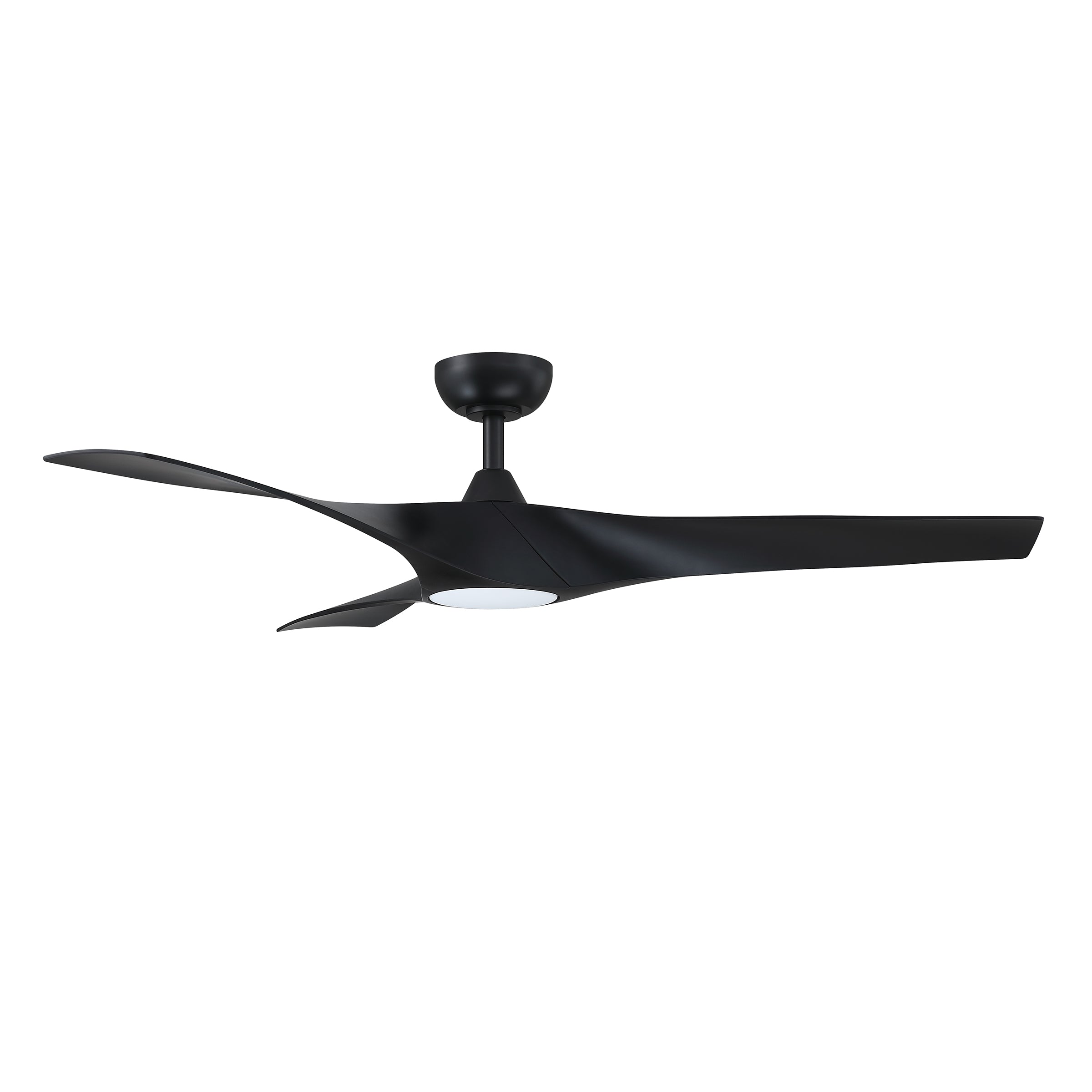 Ventilateur de plafond GENAR en noir — AC40652-BLK — Luminaire Expert