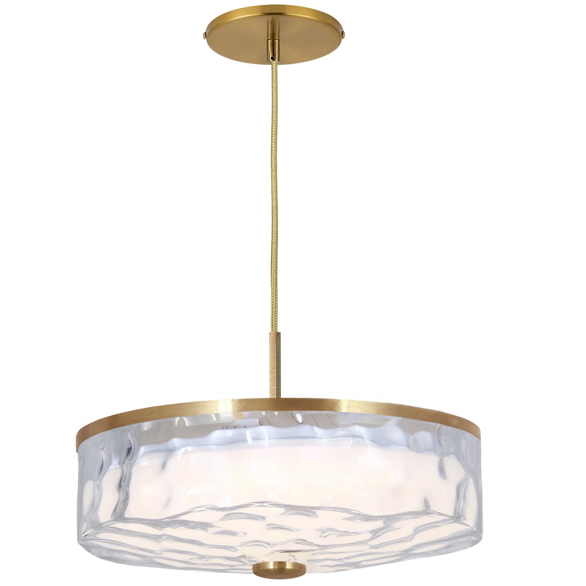 Suspension DULCE en laiton vieilli — DUL-1530LEDP-AGB — Luminaire Expert