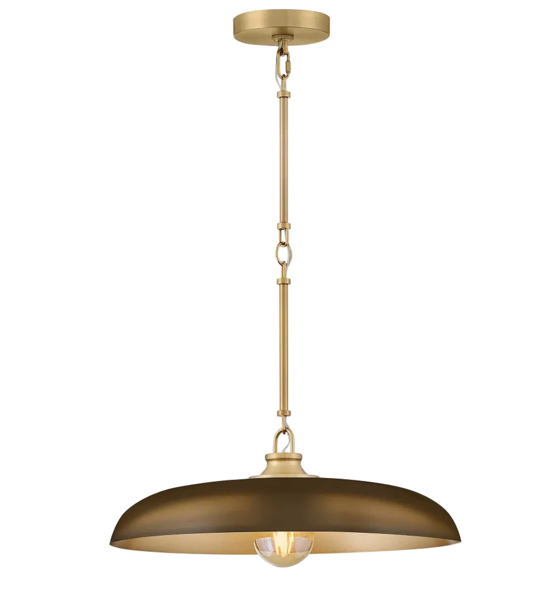 Suspension SADIE en laiton laqué et bronze — 48167LCB-HZ — Luminaire Expert
