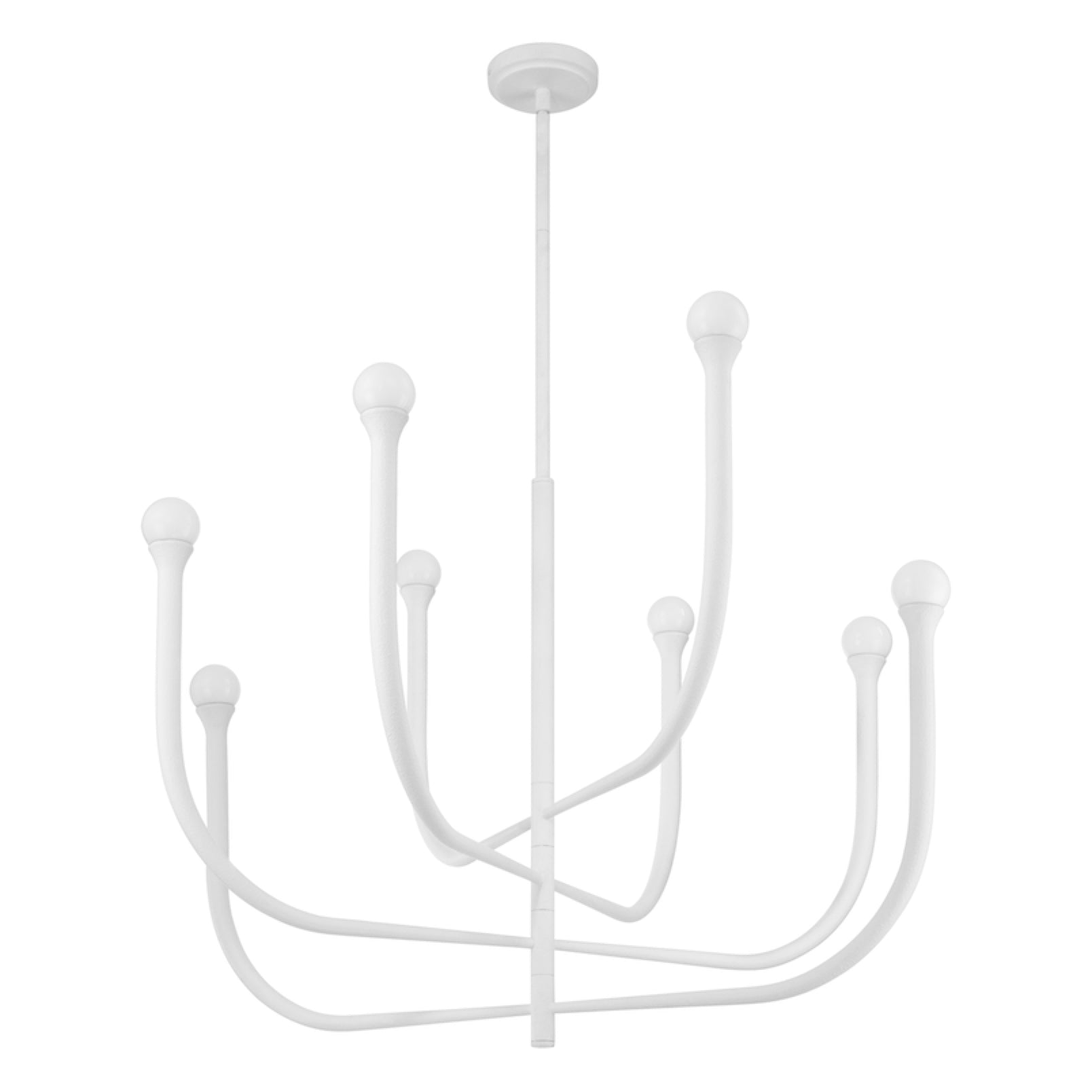 Suspension DAHLIA en blanc plâtre — 207253A — Luminaire Expert