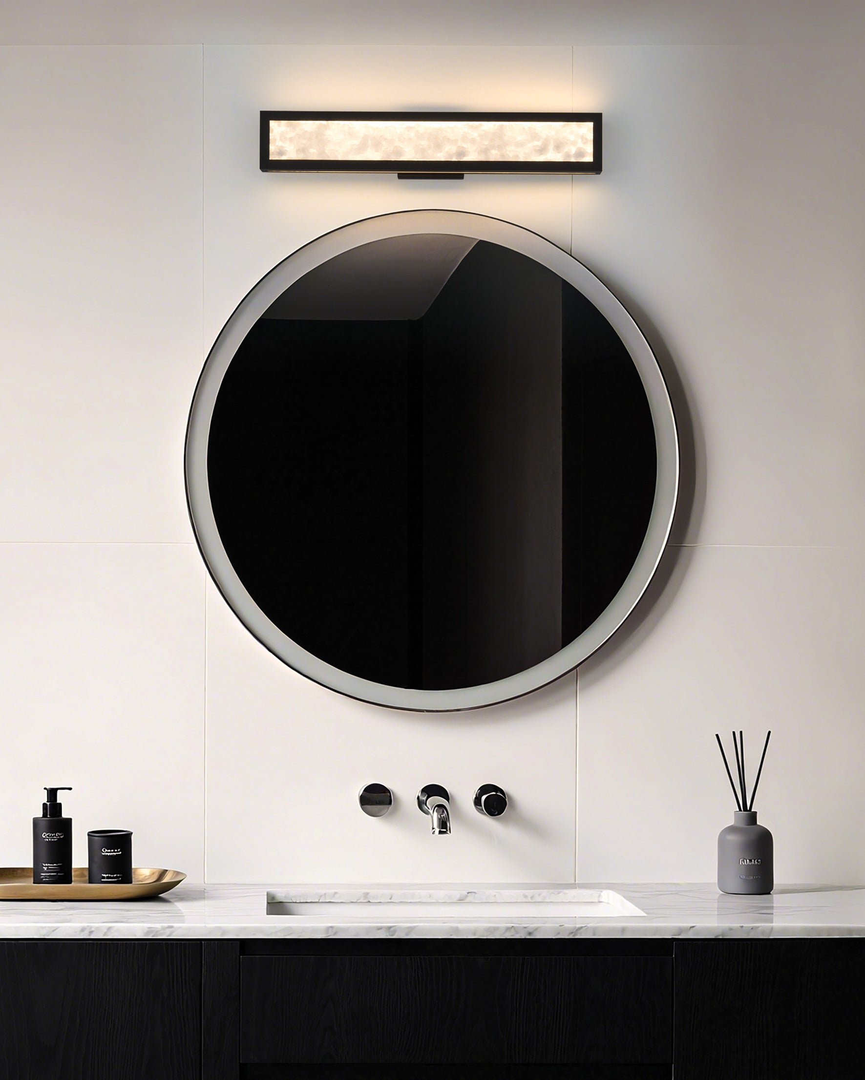 Applique murale COURTNEY en noir texturé — 207702A — Luminaire Expert